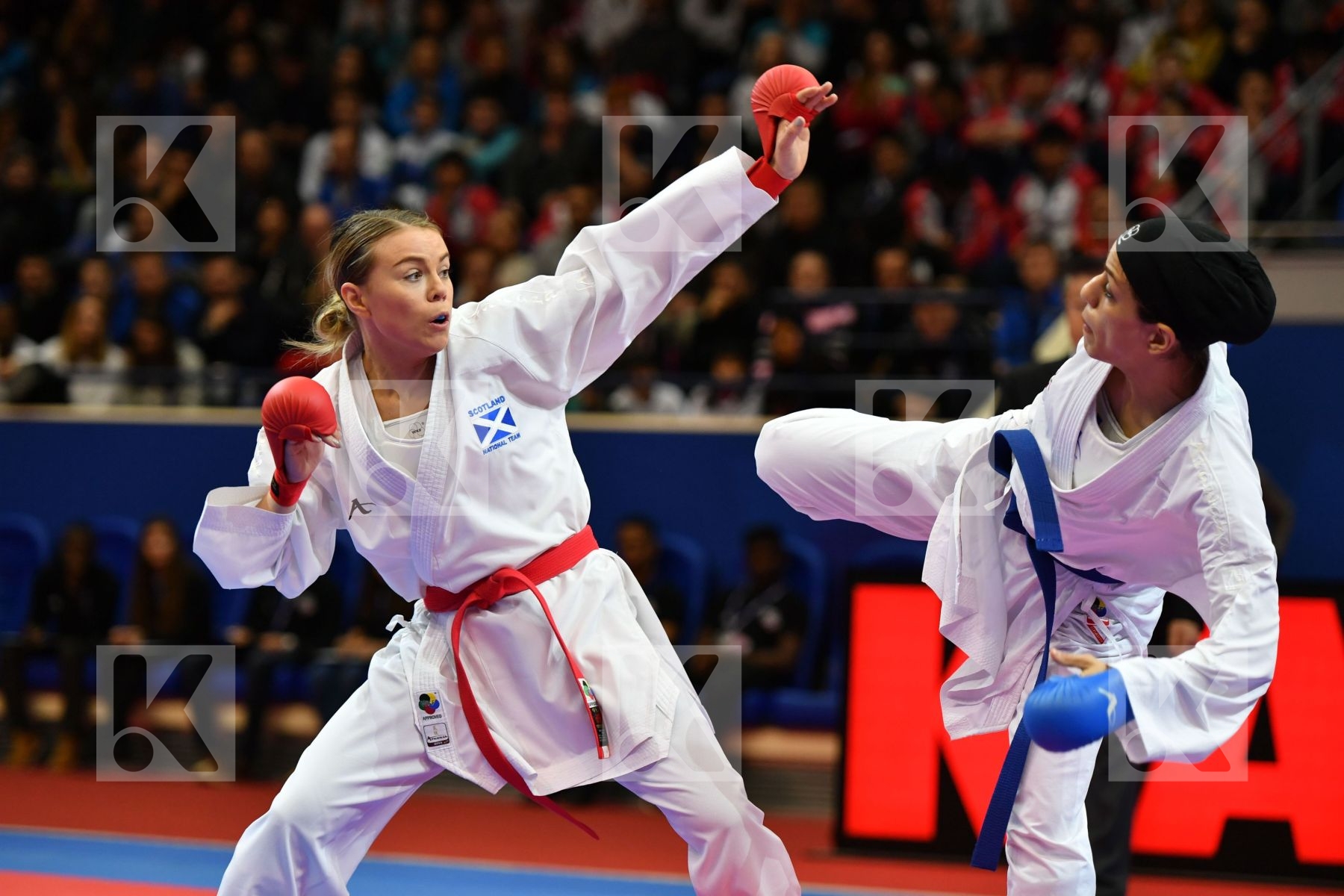 Connell Amy Female kumite -55 kg Iran  islamic republic of Khaks