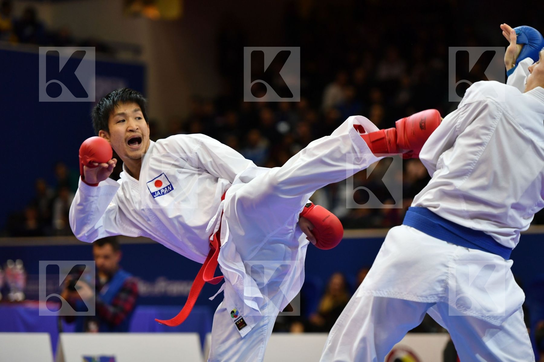 Araga Ryutaro Granovesov Ilya Japan Male kumite -84 kg Russian f
