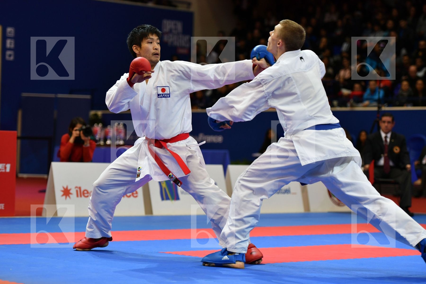 Araga Ryutaro Granovesov Ilya Japan Male kumite -84 kg Russian f