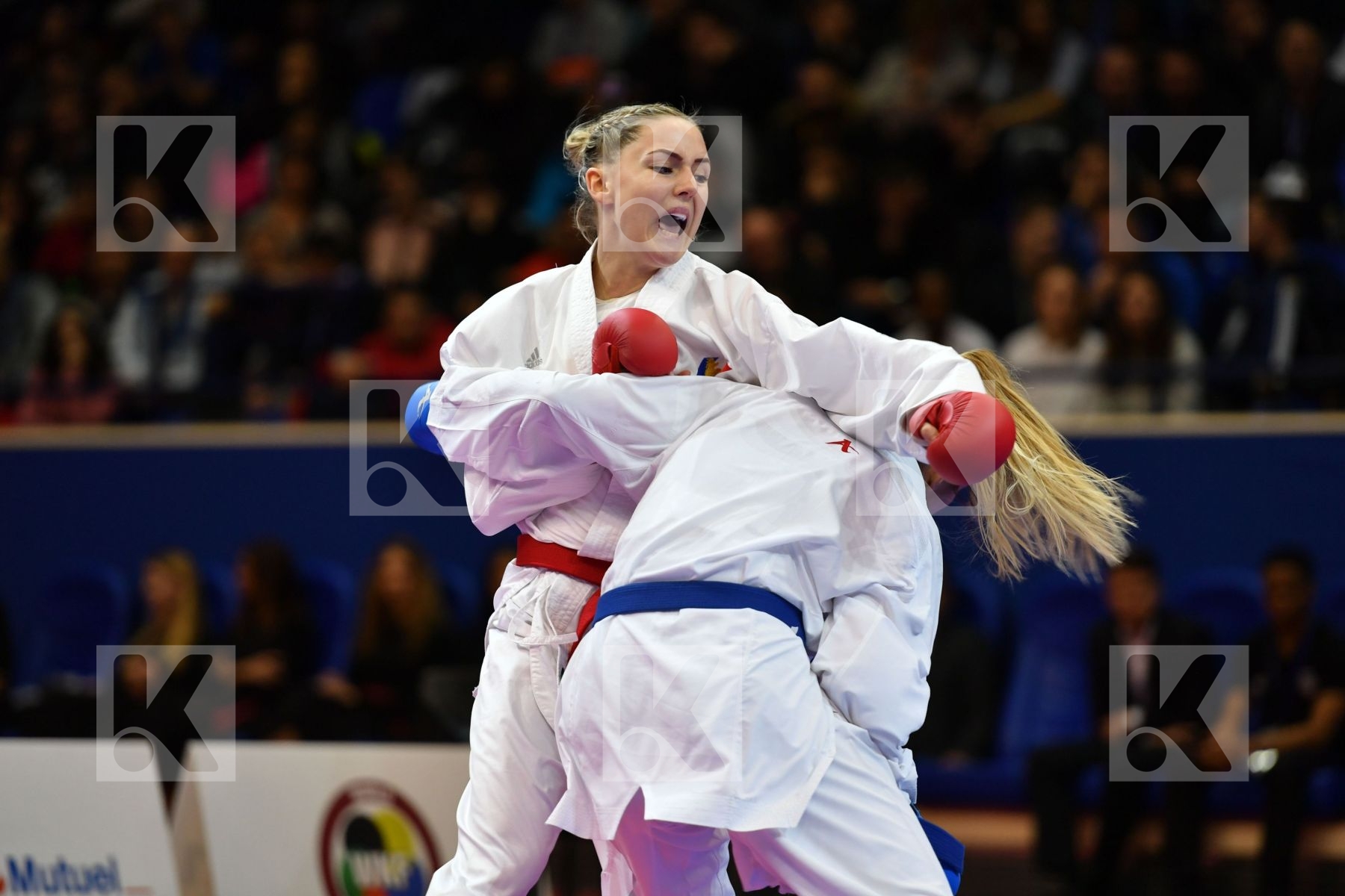Agier Alizee Azerbaijan Female kumite -68 kg France Zaretska Iry