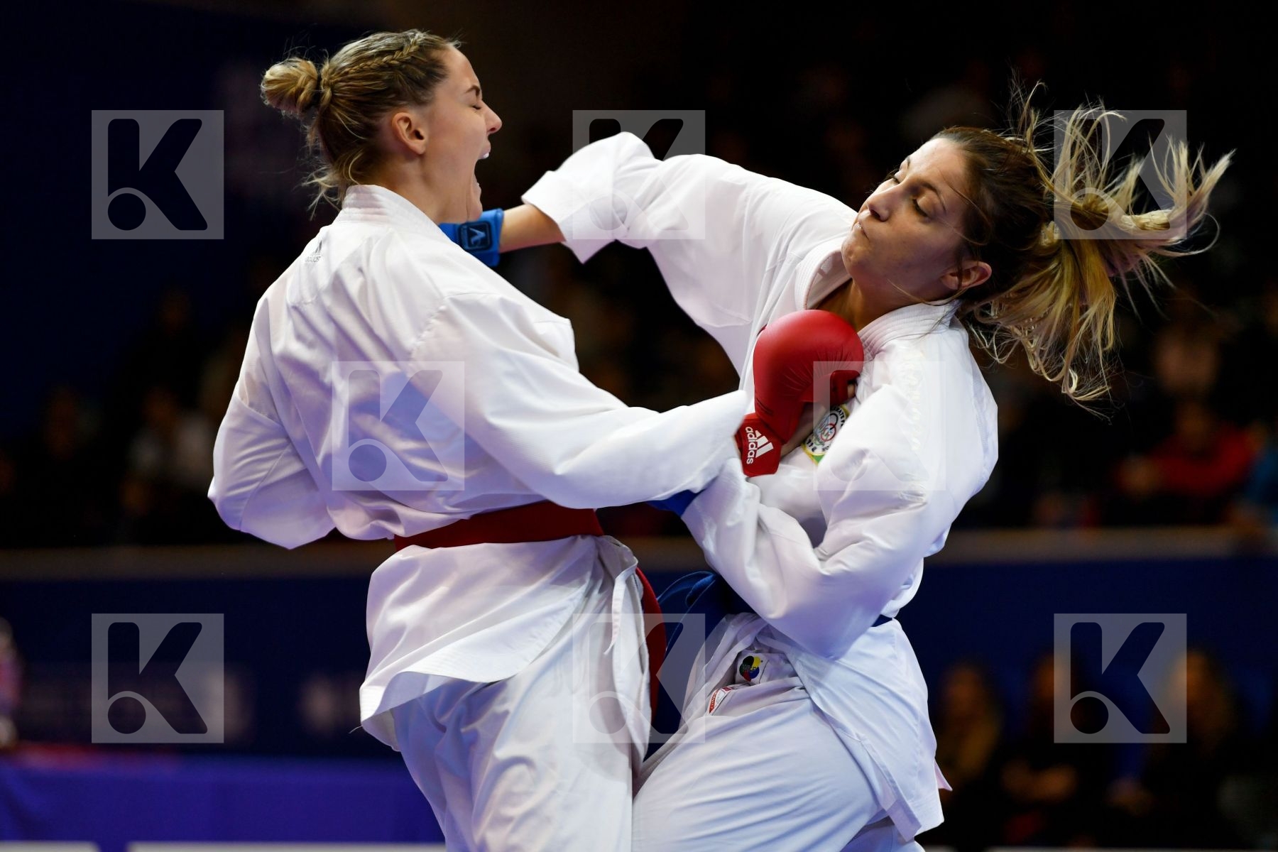 Agier Alizee Azerbaijan Female kumite -68 kg France Zaretska Iry
