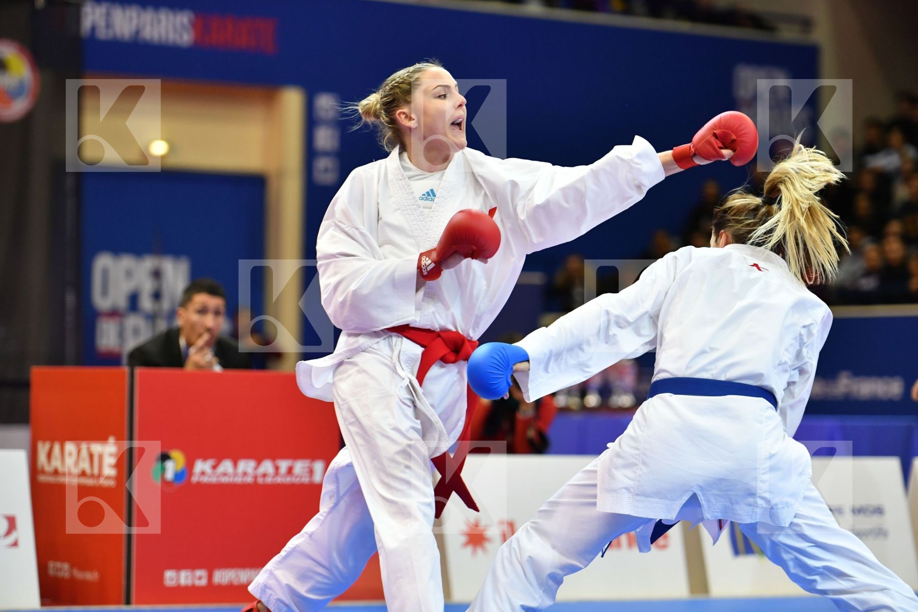 Agier Alizee Azerbaijan Female kumite -68 kg France Zaretska Iry