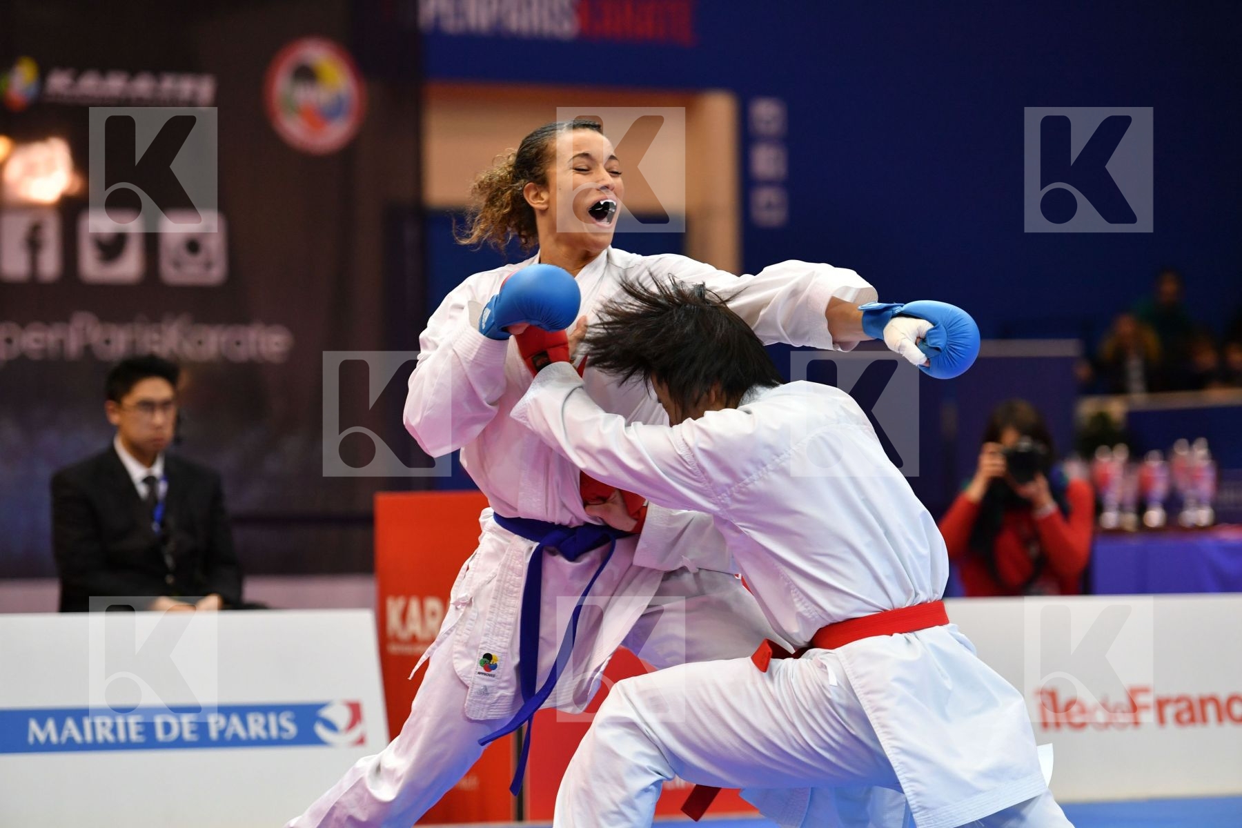 Ait ibrahim Nadege Female kumite 68+ kg France Japan Kawamura Na