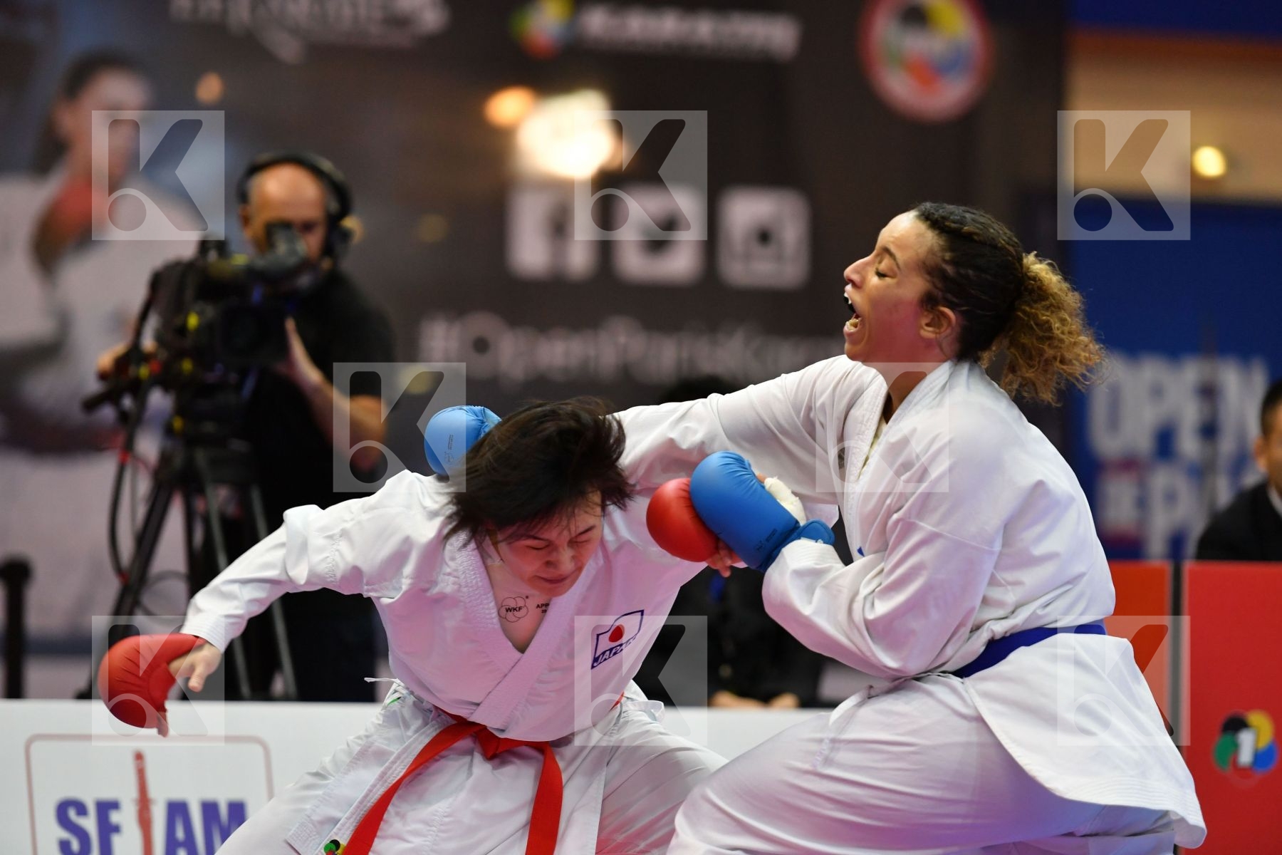 Ait ibrahim Nadege Female kumite 68+ kg France Japan Kawamura Na
