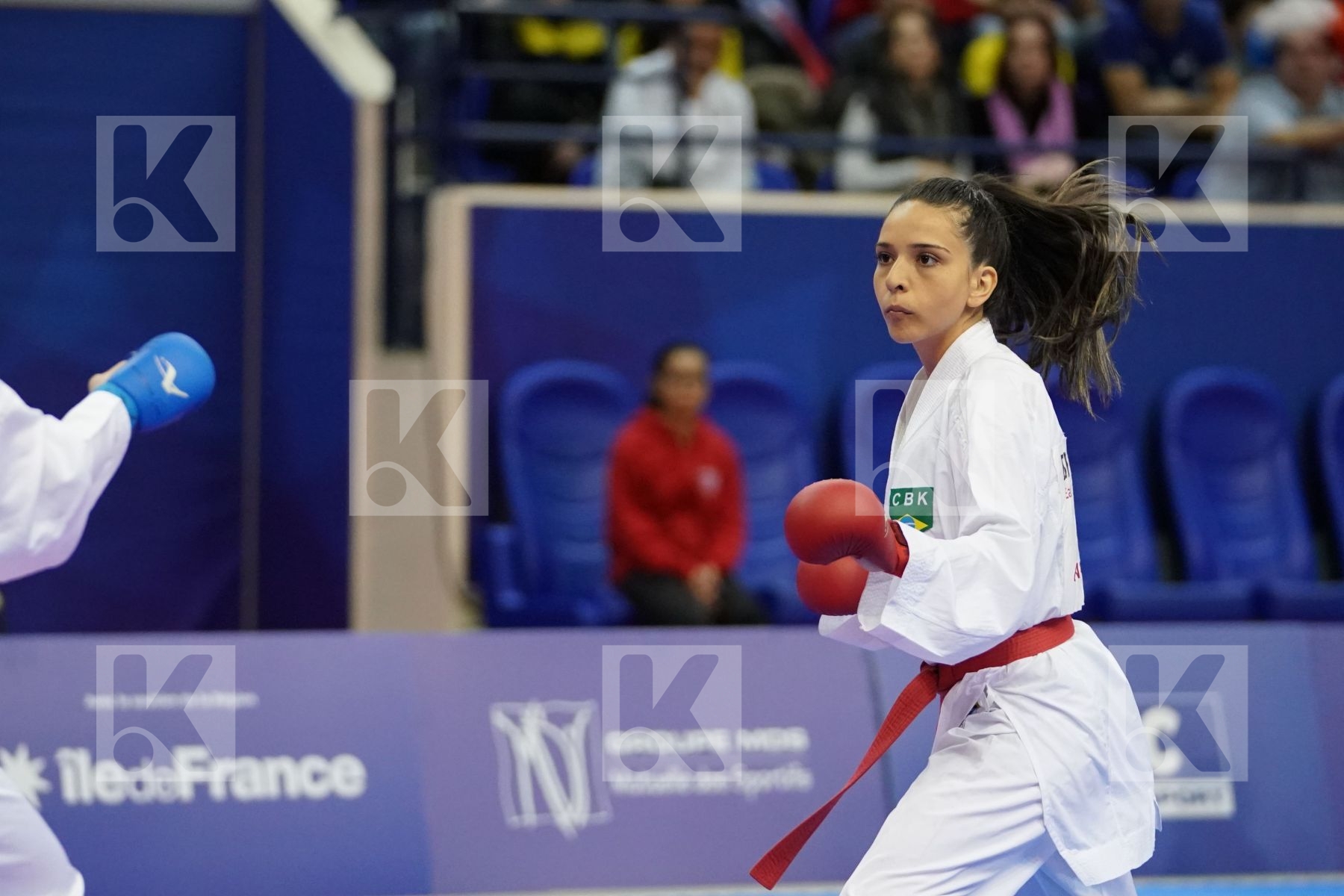 DE PAULA JESSICA (BRAZIL) vs PERFETTO ERMINIA (ITALY) in Senior Kumite -50 Kg - Bronze bout