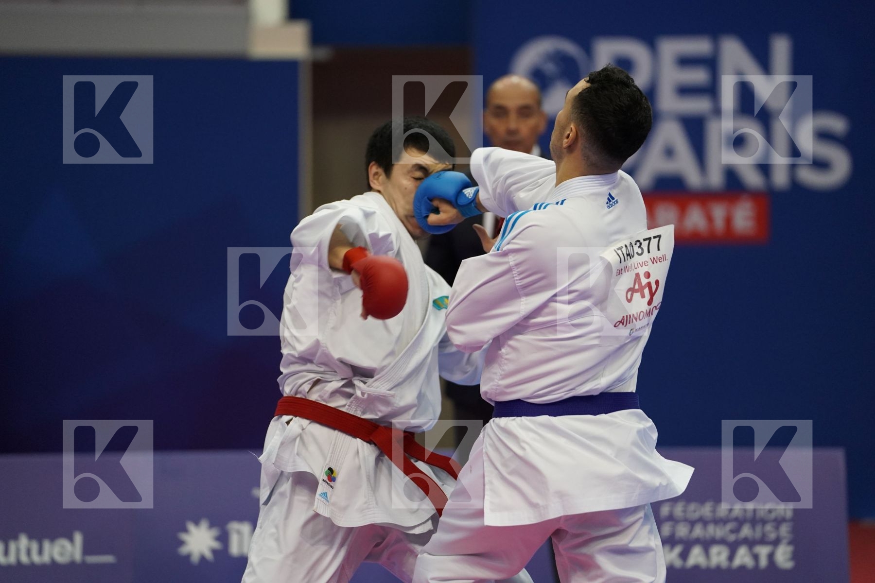 MURATOV ASSYLBEK (KAZAKHSTAN) vs D ONOFRIO FRANCENCESCO (ITALY) in Senior Kumite -67 Kg - Bronze bout