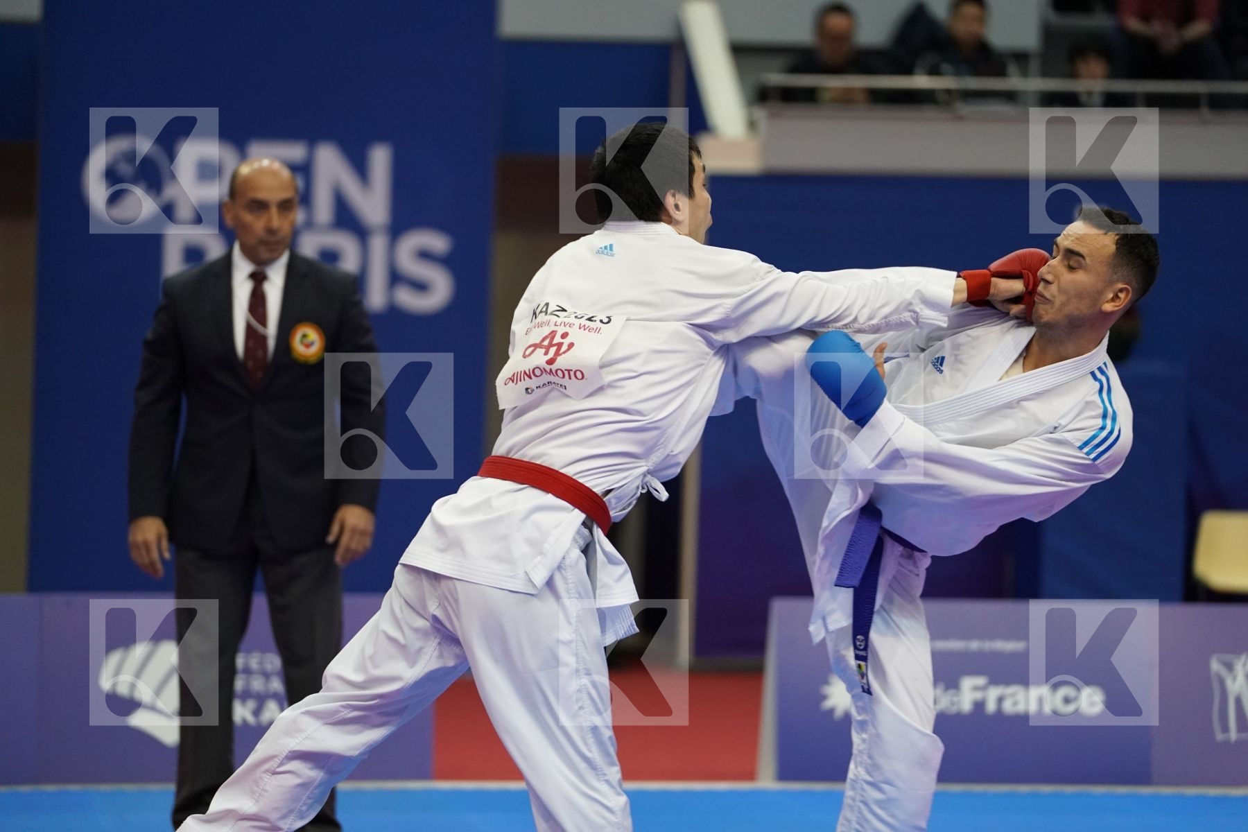 MURATOV ASSYLBEK (KAZAKHSTAN) vs D ONOFRIO FRANCENCESCO (ITALY) in Senior Kumite -67 Kg - Bronze bout