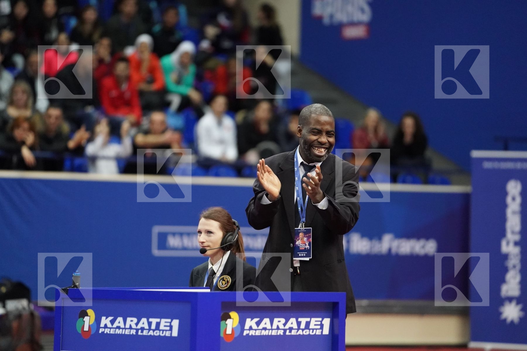 VASOVIC ANDRIJANA (SERBIA) vs SIVERT LAURA (FRANCE) in Senior Kumite Ð 61 Kg - Bronze bout