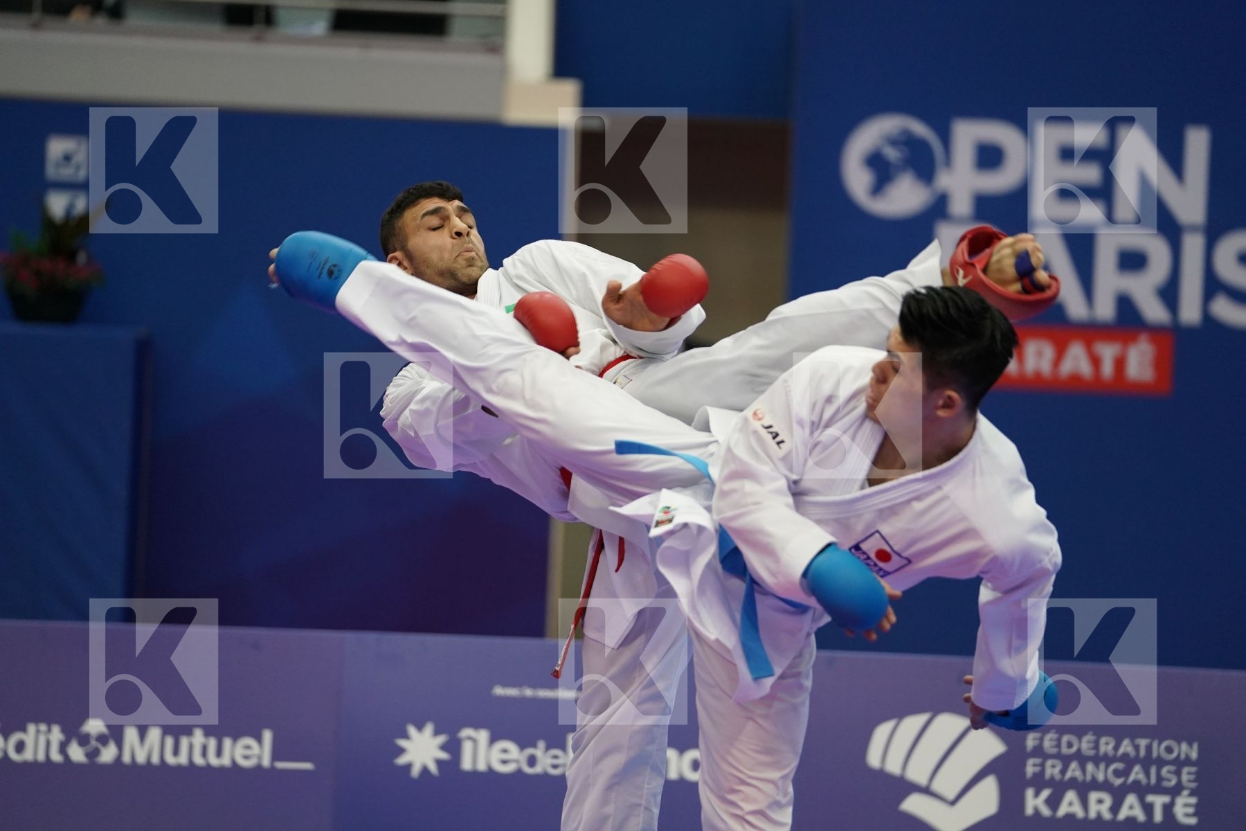 POORSHAB ZABIOLLAH (ISLAMIC REPUBLIC OF IRAN) vs SHIMADA RIKITO (JAPAN) in Senior Kumite Ð 84 Kg - Bronze bout