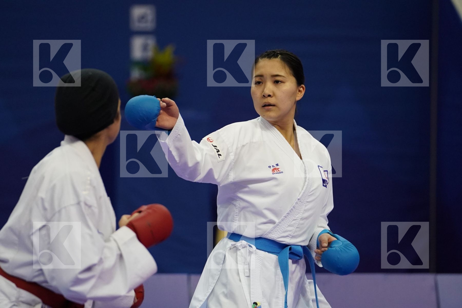 OKILA MENNA SHAABAN (EGYPT) vs SUGIMOTO RISA (JAPAN) in Senior Kumite 68+ Kg - Bronze bout
