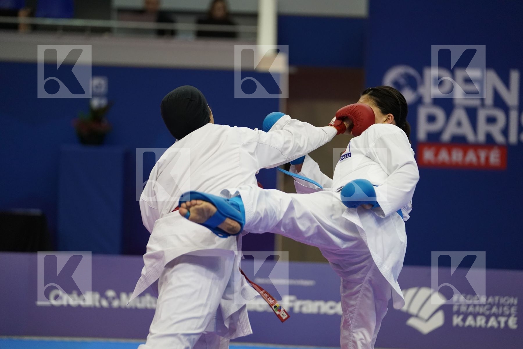 OKILA MENNA SHAABAN (EGYPT) vs SUGIMOTO RISA (JAPAN) in Senior Kumite 68+ Kg - Bronze bout