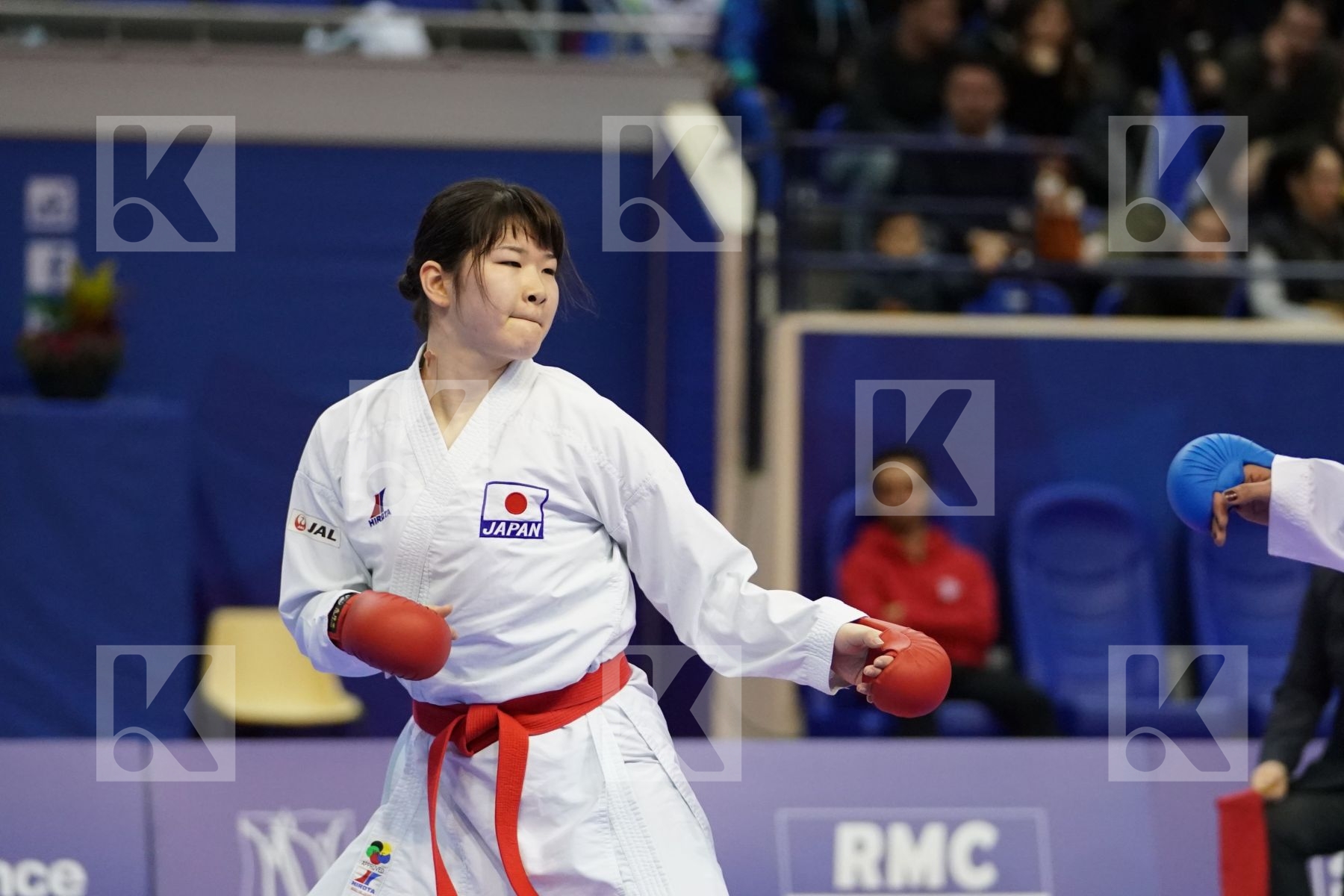 SAITO AYAKA (JAPAN) vs ABBASLI HAMIDEH (ISLAMIC REPUBLIC OF IRAN) in Senior Kumite 68+ Kg - Bronze bout