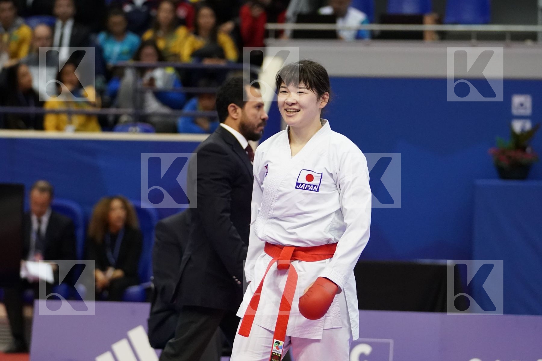 SAITO AYAKA (JAPAN) vs ABBASLI HAMIDEH (ISLAMIC REPUBLIC OF IRAN) in Senior Kumite 68+ Kg - Bronze bout