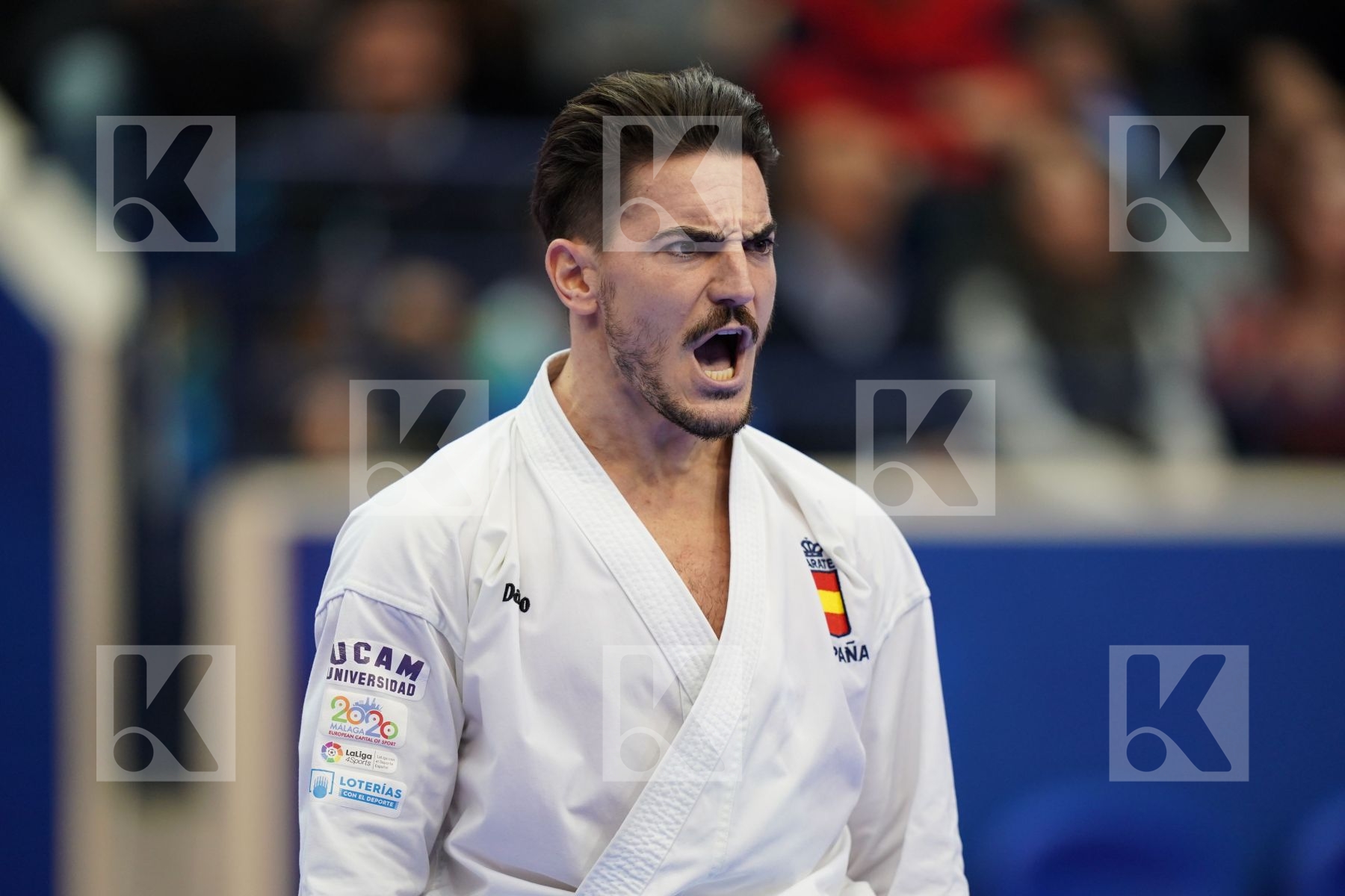 QUINTERO CAPDEVILA DAMIAN HUGO (SPAIN) in Senior Male Kata - Gold bout