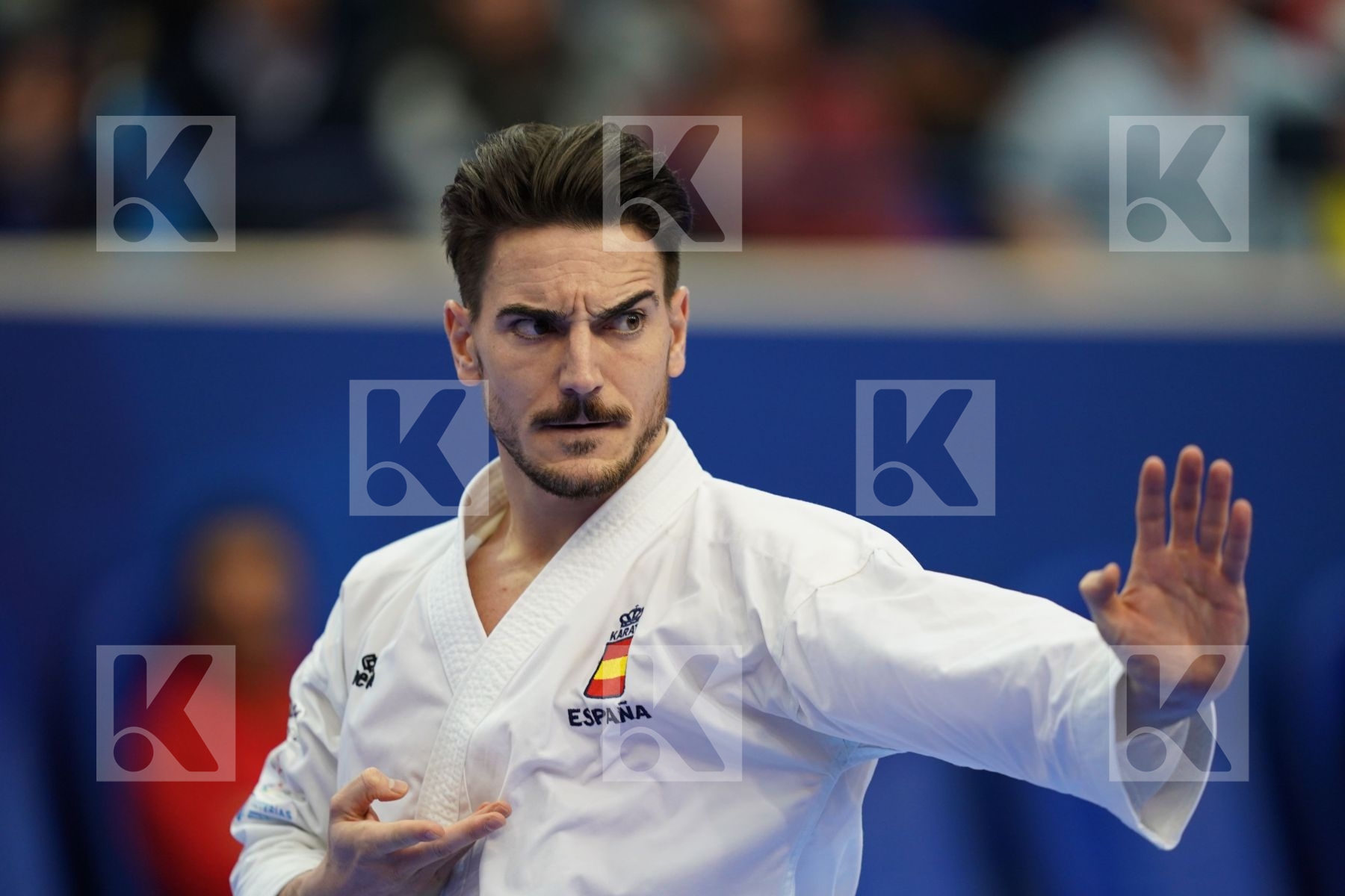 QUINTERO CAPDEVILA DAMIAN HUGO (SPAIN) in Senior Male Kata - Gold bout