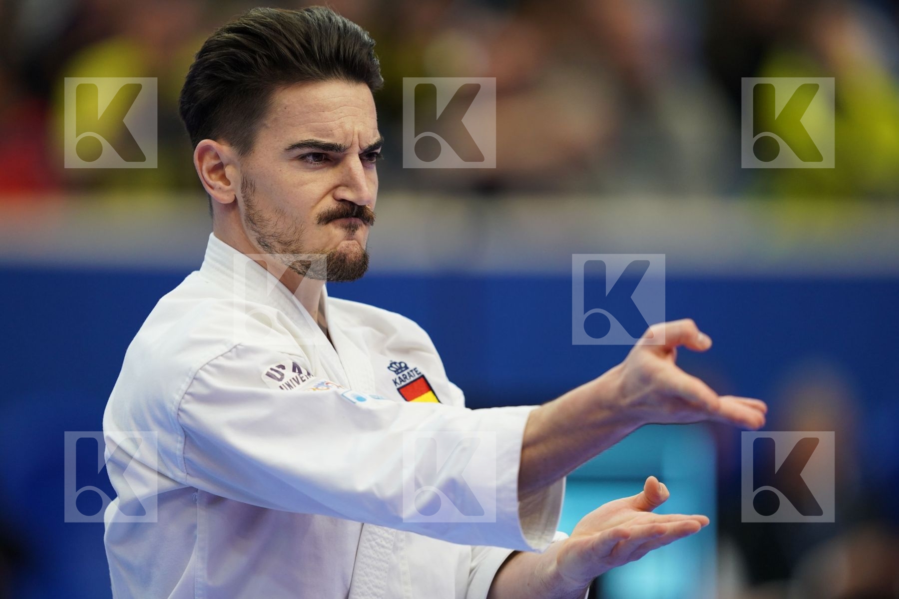 QUINTERO CAPDEVILA DAMIAN HUGO (SPAIN) in Senior Male Kata - Gold bout