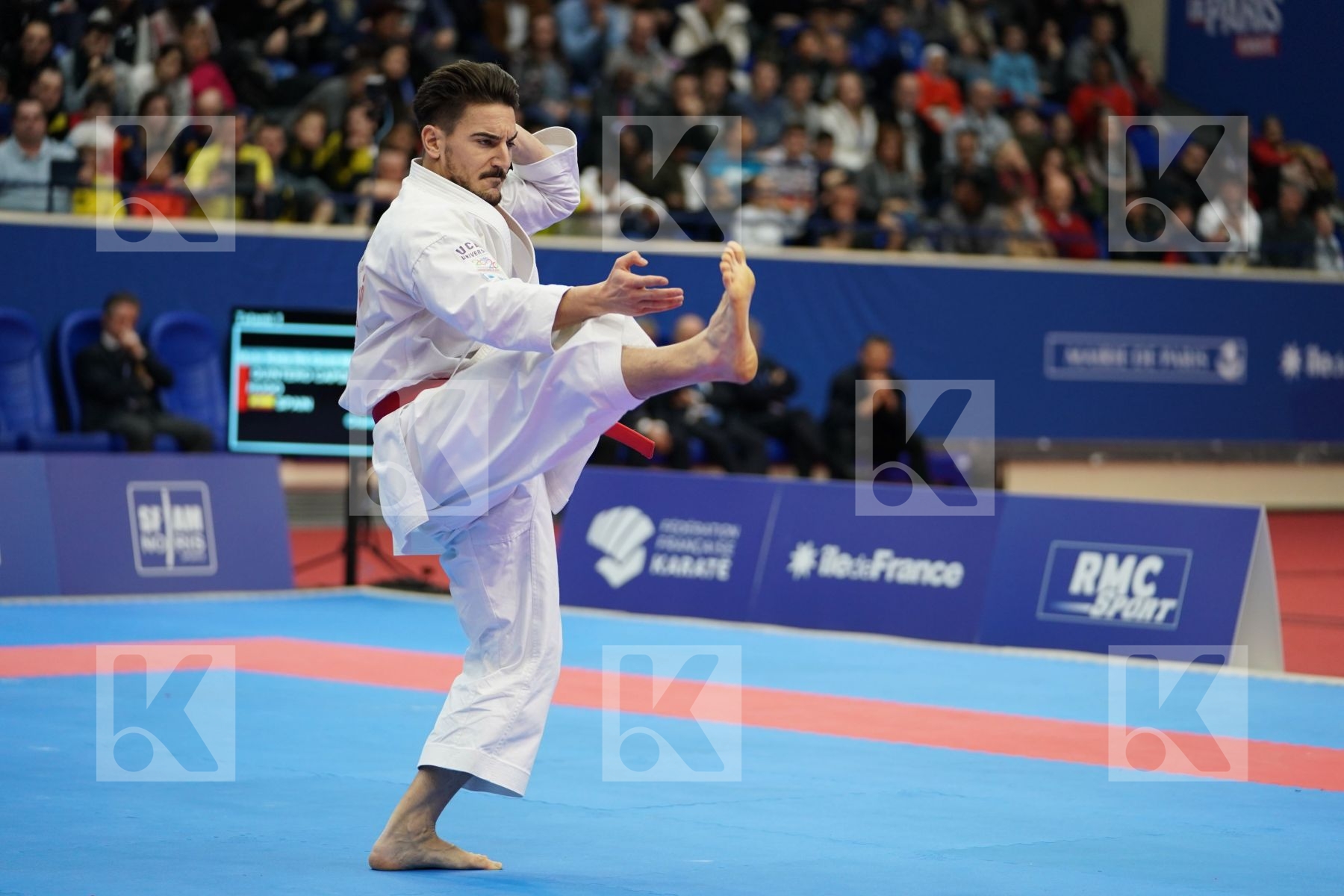 QUINTERO CAPDEVILA DAMIAN HUGO (SPAIN) in Senior Male Kata - Gold bout