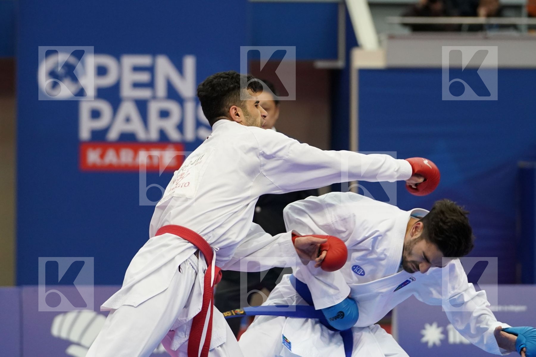 HASSANNIAIDEILAMI MAJID (ISLAMIC REPUBLIC OF IRAN) vs CRESCENZO ANGELO (ITALY) in Senior Kumite -60 Kg - Gold bout