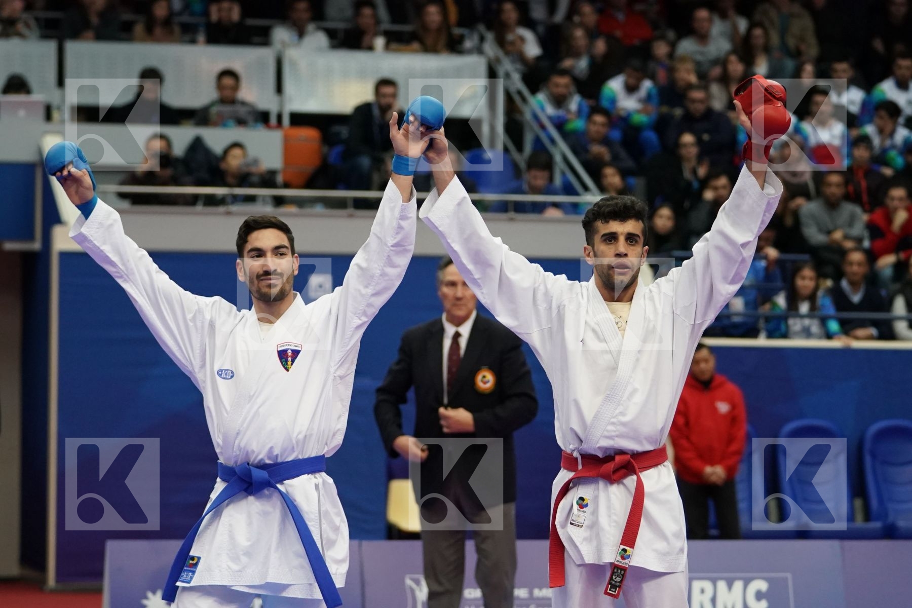 HASSANNIAIDEILAMI MAJID (ISLAMIC REPUBLIC OF IRAN) vs CRESCENZO ANGELO (ITALY) in Senior Kumite -60 Kg - Gold bout