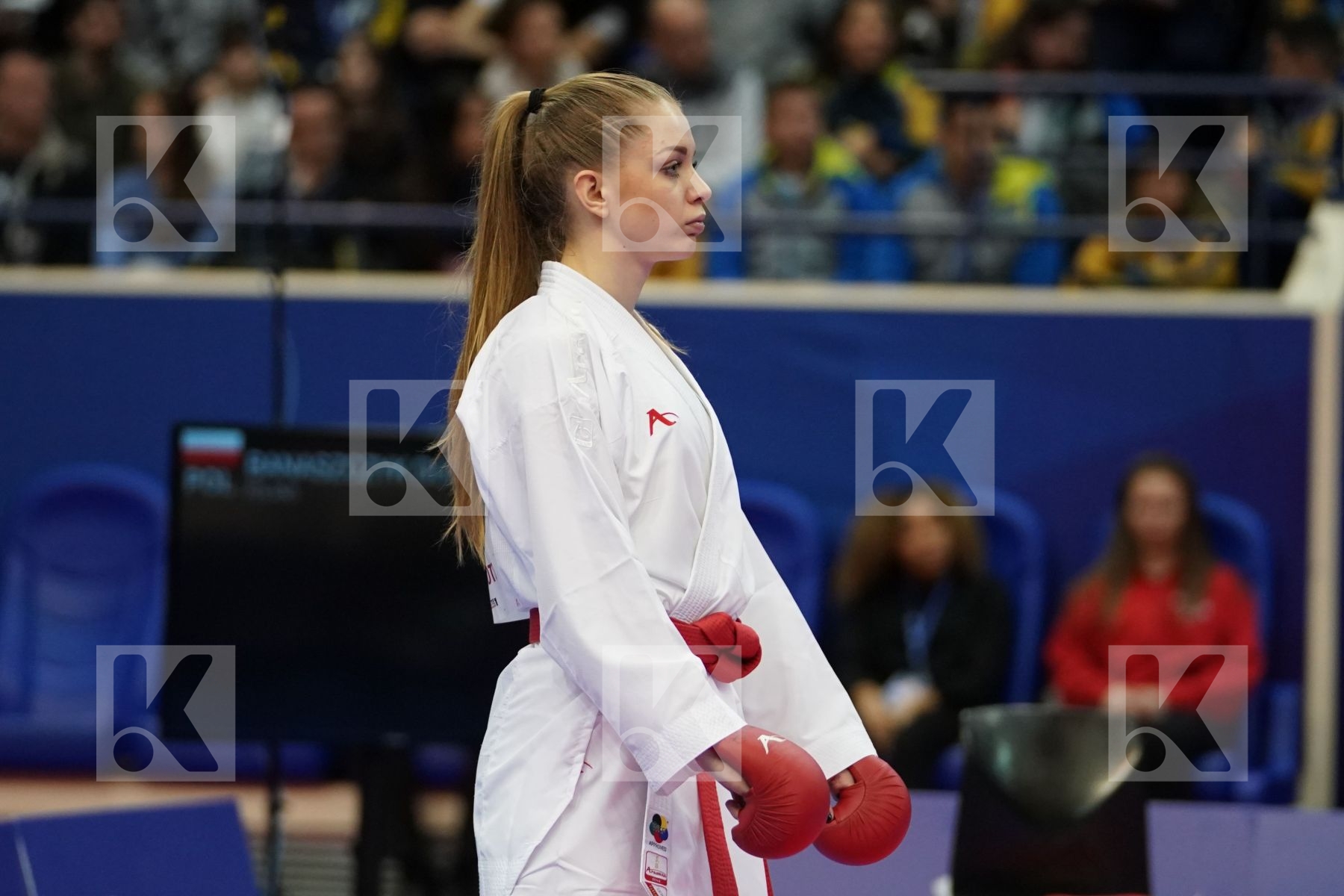 BANASZCZYK DOROTA (POLAND) vs TERLIUGA ANZHELIKA (UKRAINE) in Senior Kumite -55 Kg - Gold bout