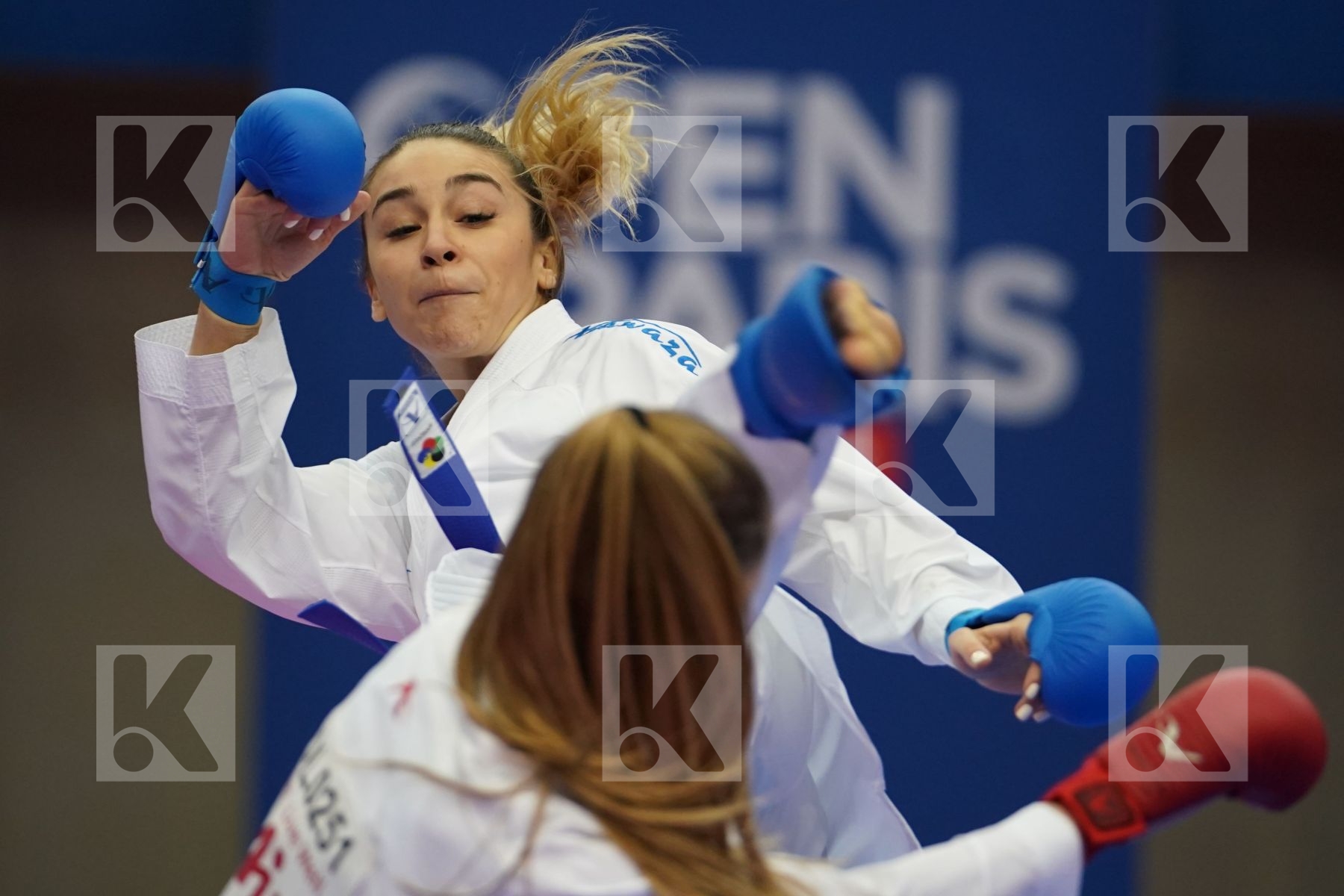 BANASZCZYK DOROTA (POLAND) vs TERLIUGA ANZHELIKA (UKRAINE) in Senior Kumite -55 Kg - Gold bout