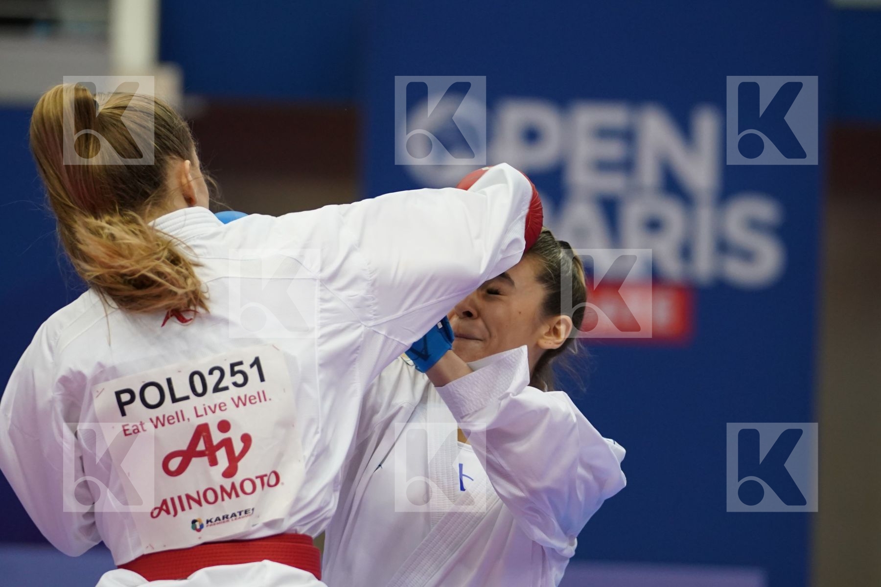 BANASZCZYK DOROTA (POLAND) vs TERLIUGA ANZHELIKA (UKRAINE) in Senior Kumite -55 Kg - Gold bout