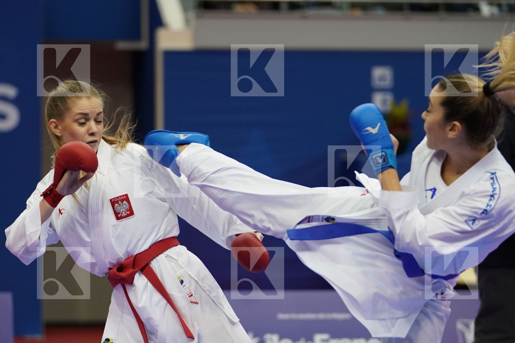 BANASZCZYK DOROTA (POLAND) vs TERLIUGA ANZHELIKA (UKRAINE) in Senior Kumite -55 Kg - Gold bout