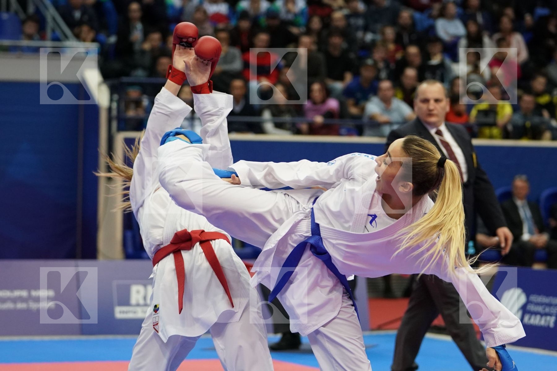 BANASZCZYK DOROTA (POLAND) vs TERLIUGA ANZHELIKA (UKRAINE) in Senior Kumite -55 Kg - Gold bout