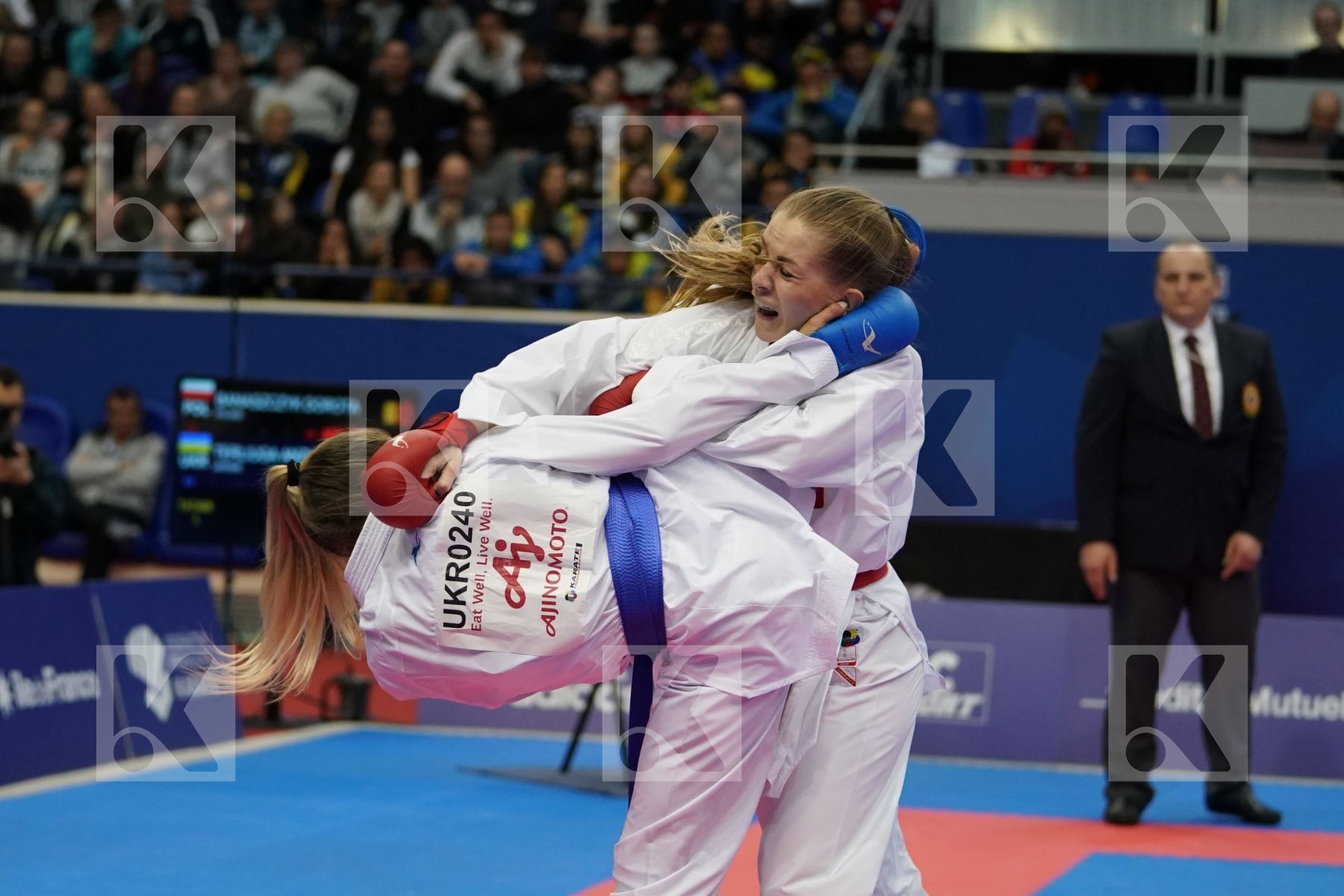 BANASZCZYK DOROTA (POLAND) vs TERLIUGA ANZHELIKA (UKRAINE) in Senior Kumite -55 Kg - Gold bout