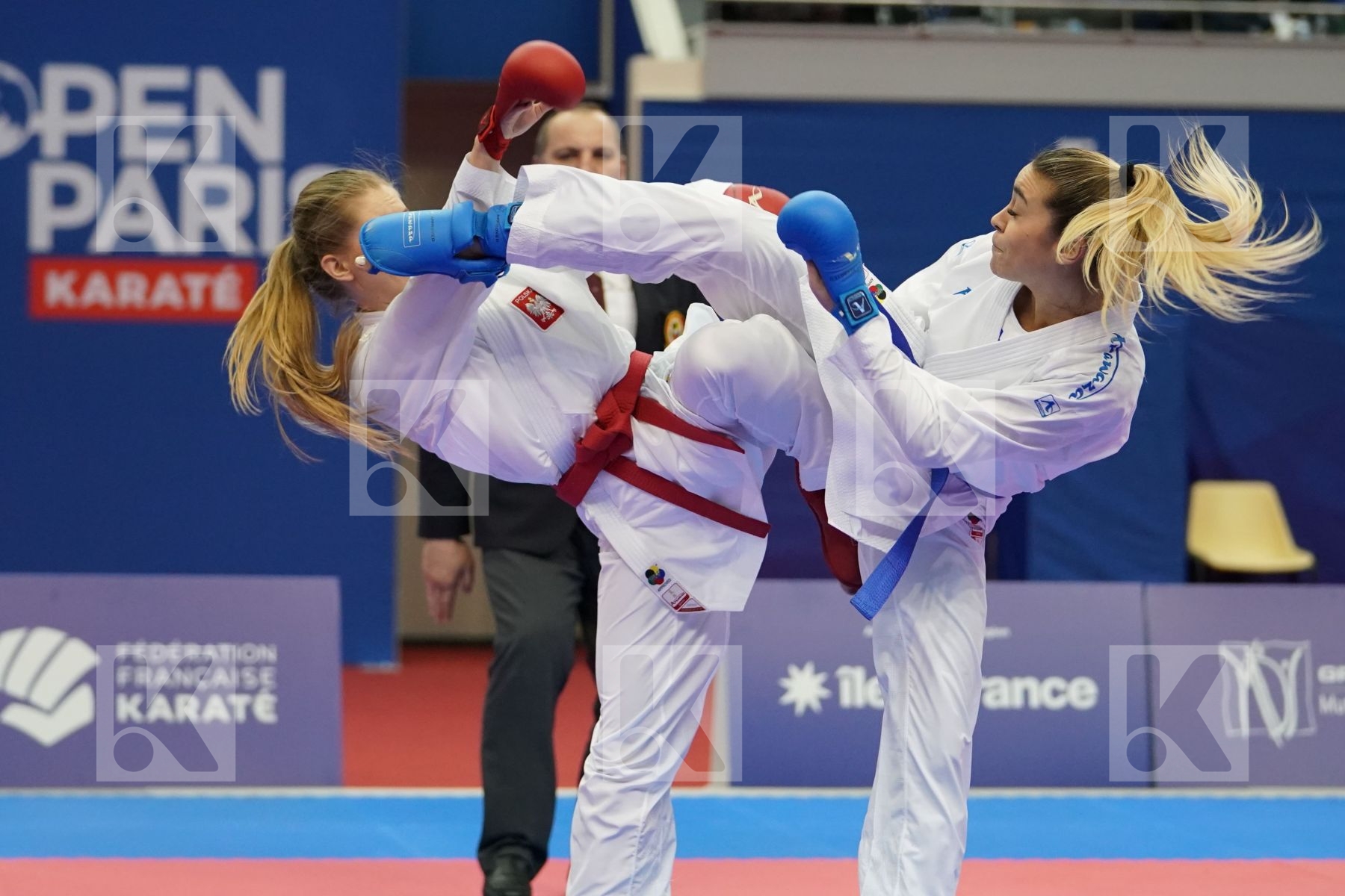 BANASZCZYK DOROTA (POLAND) vs TERLIUGA ANZHELIKA (UKRAINE) in Senior Kumite -55 Kg - Gold bout