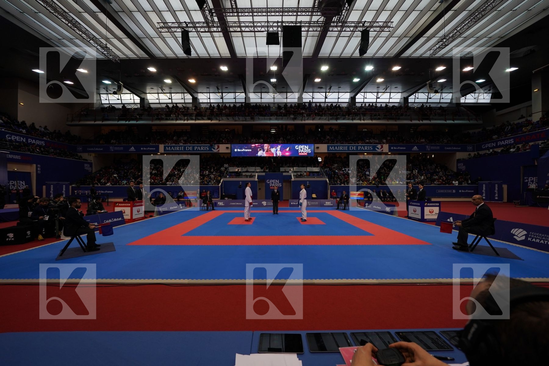GARCIA NANCY (FRANCE) vs UEKUSA AYUMI (JAPAN) in Senior Kumite 68+ Kg - Gold bout