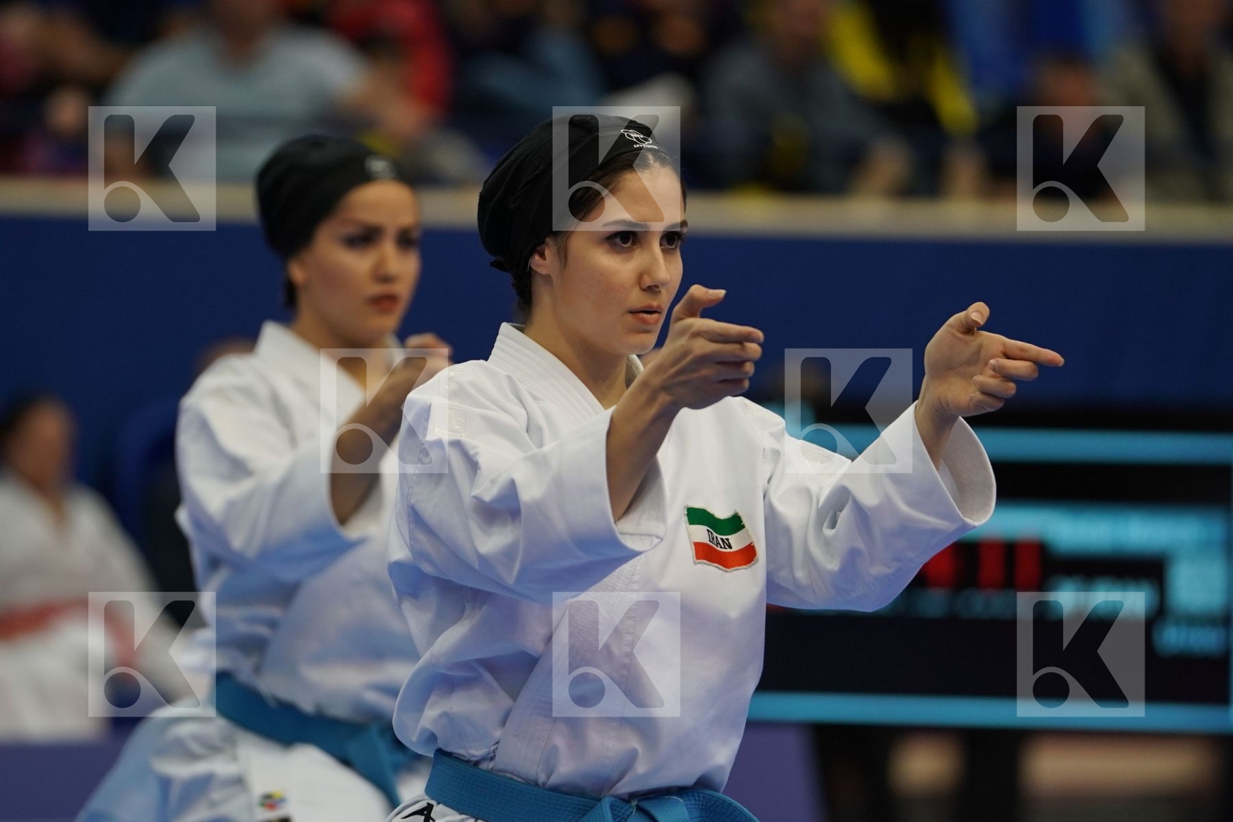 IRAN in Senior Team Female Kata - Gold bout