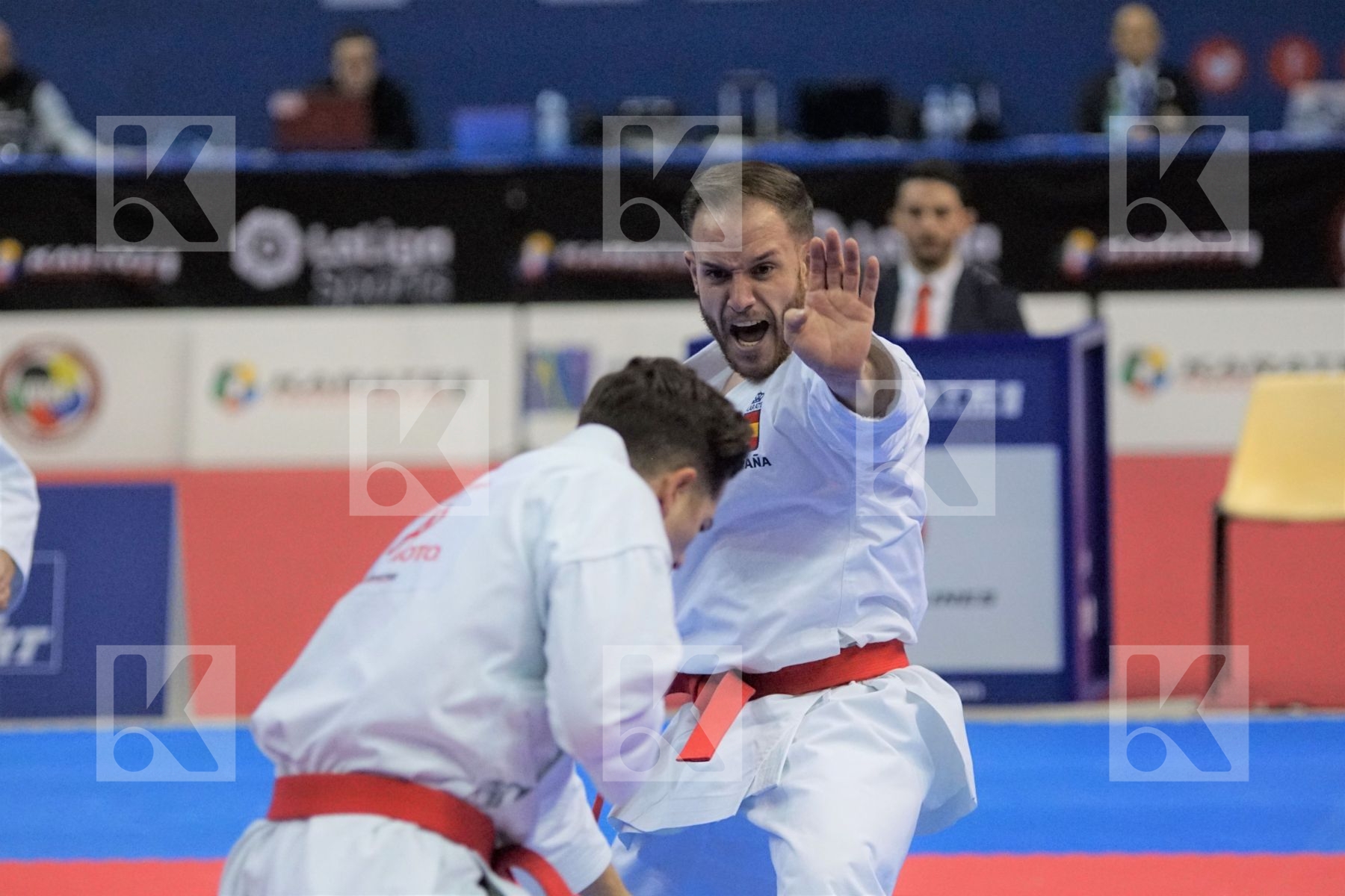 Spain vs. Turkey in Male Team Kata - Gold match