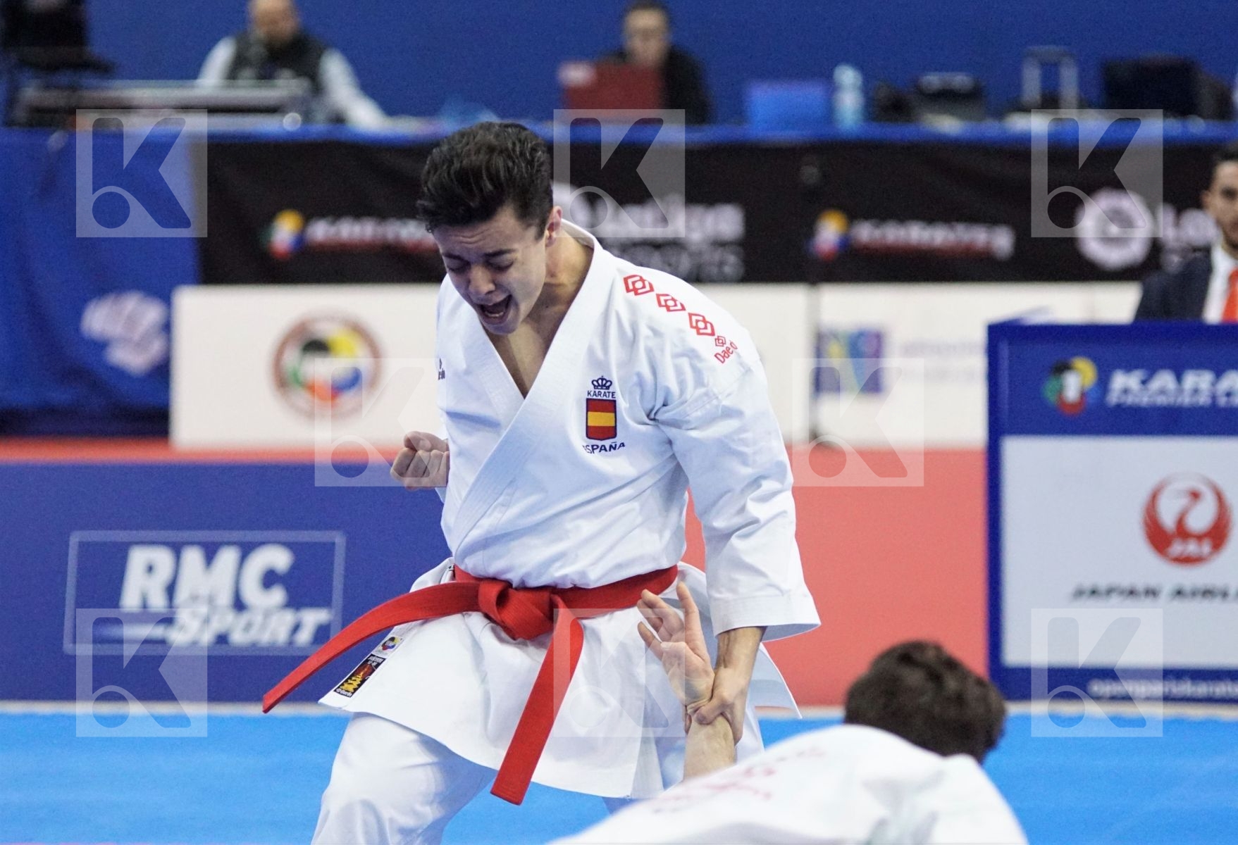 Spain vs. Turkey in Male Team Kata - Gold match