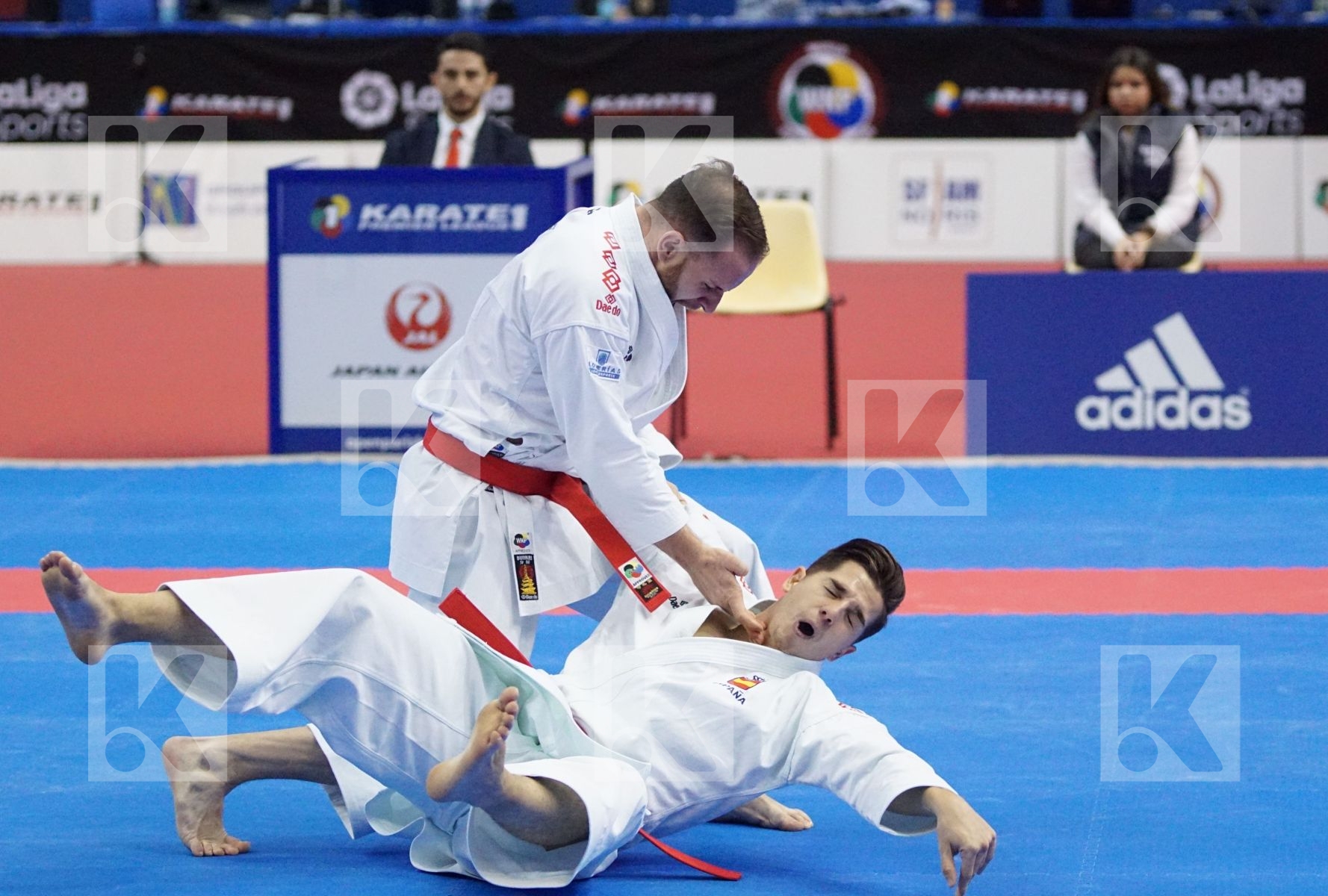 Spain vs. Turkey in Male Team Kata - Gold match
