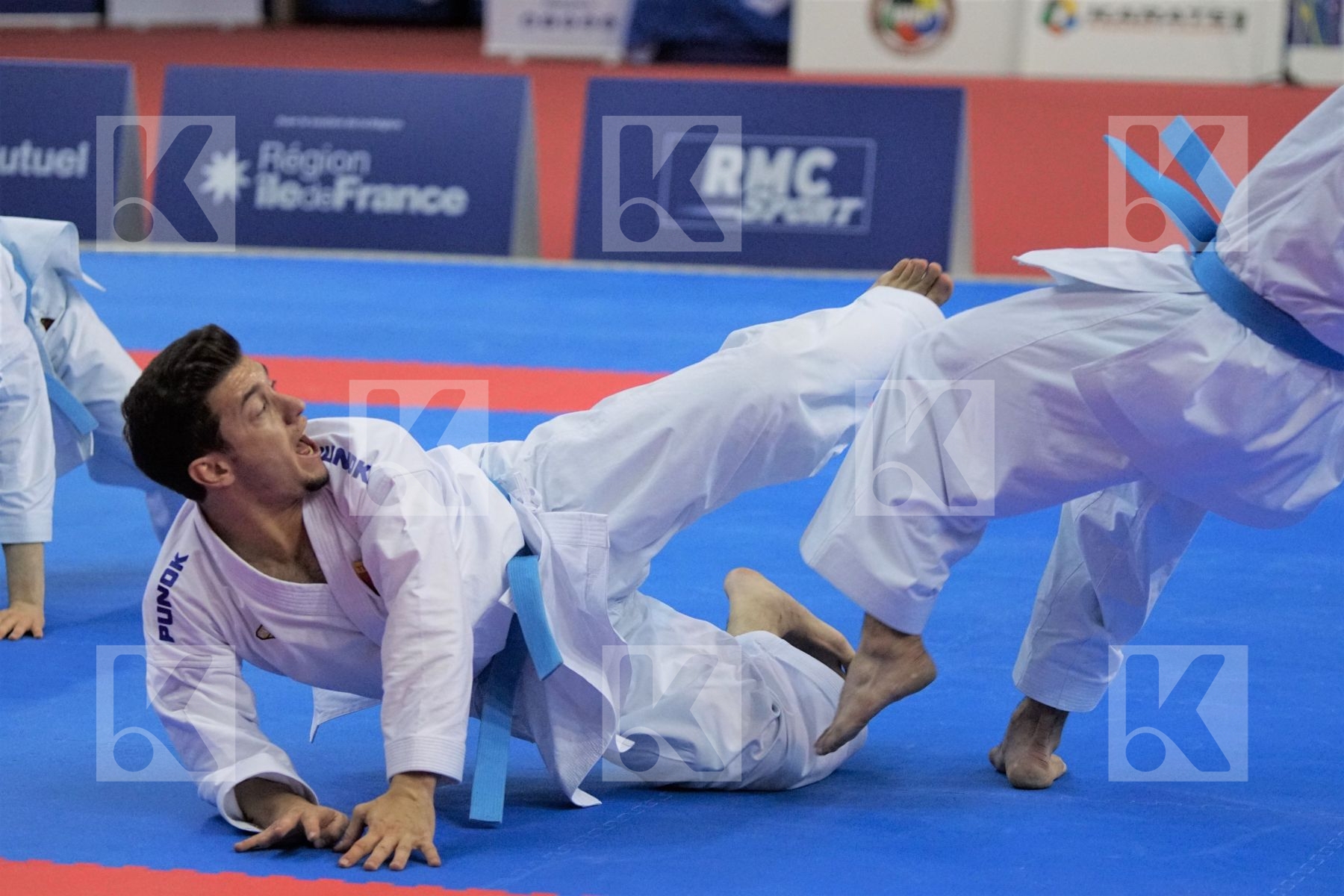 Spain vs. Turkey in Male Team Kata - Gold match