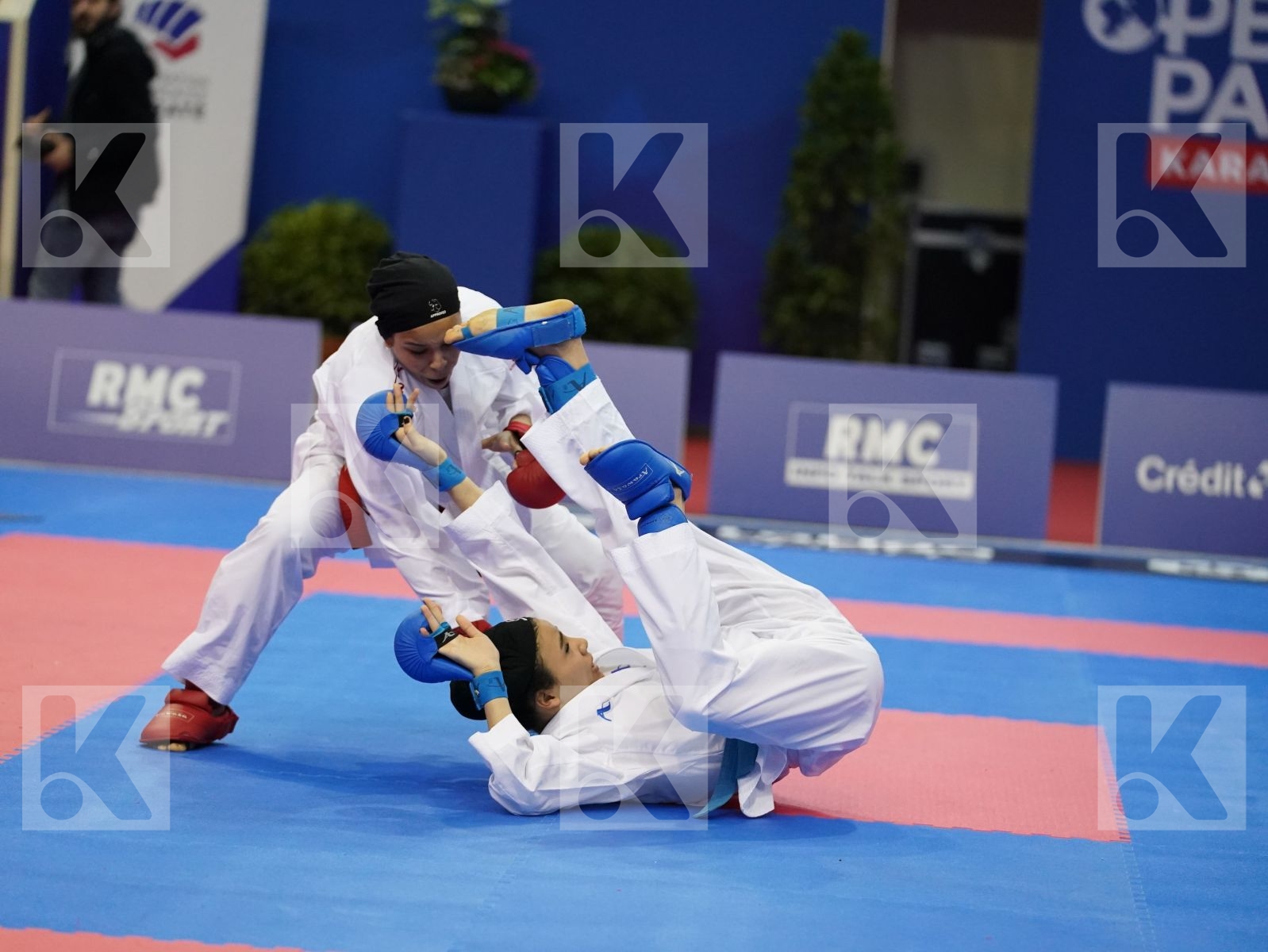 SAYED RADWA (EGYPT) vs BAHMANYAR SARA (IRAN) in Senior Kumite -50 Kg - Bronze bout