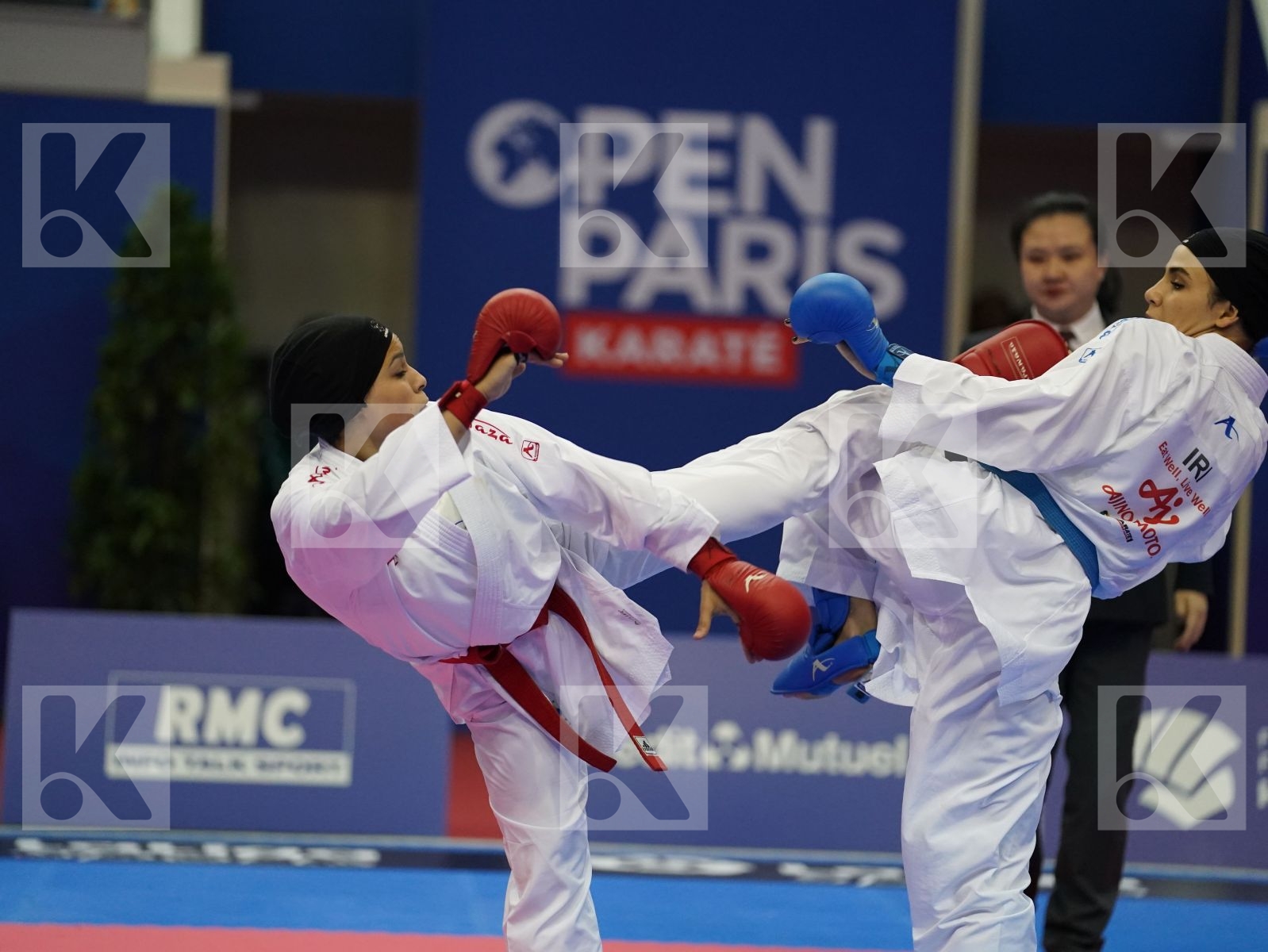 SAYED RADWA (EGYPT) vs BAHMANYAR SARA (IRAN) in Senior Kumite -50 Kg - Bronze bout