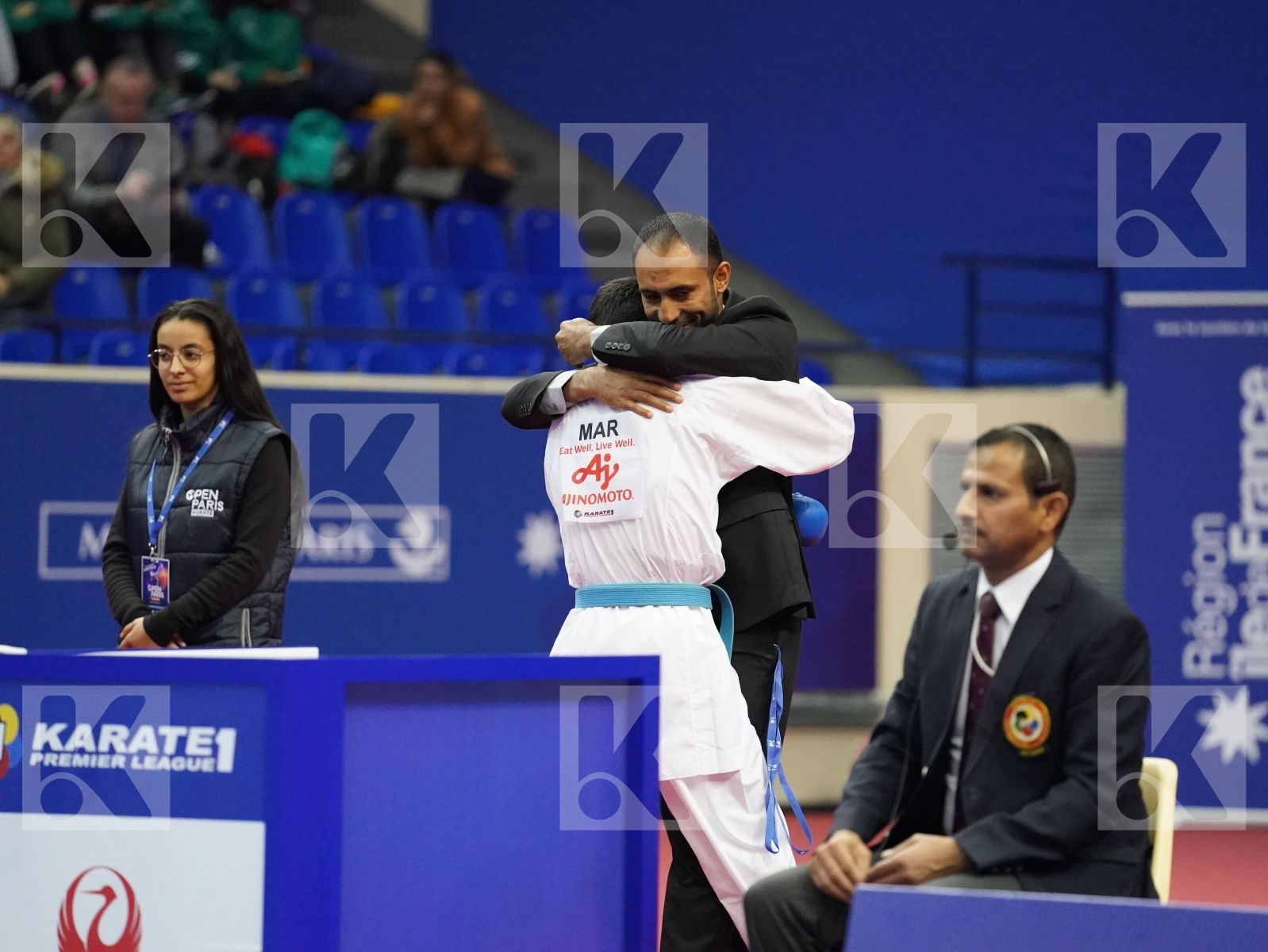SAGO NAOTO (JAPAN) vs EDARI OUSSAMA (MOROCCO) in Senior Kumite -60 Kg - Bronze bout