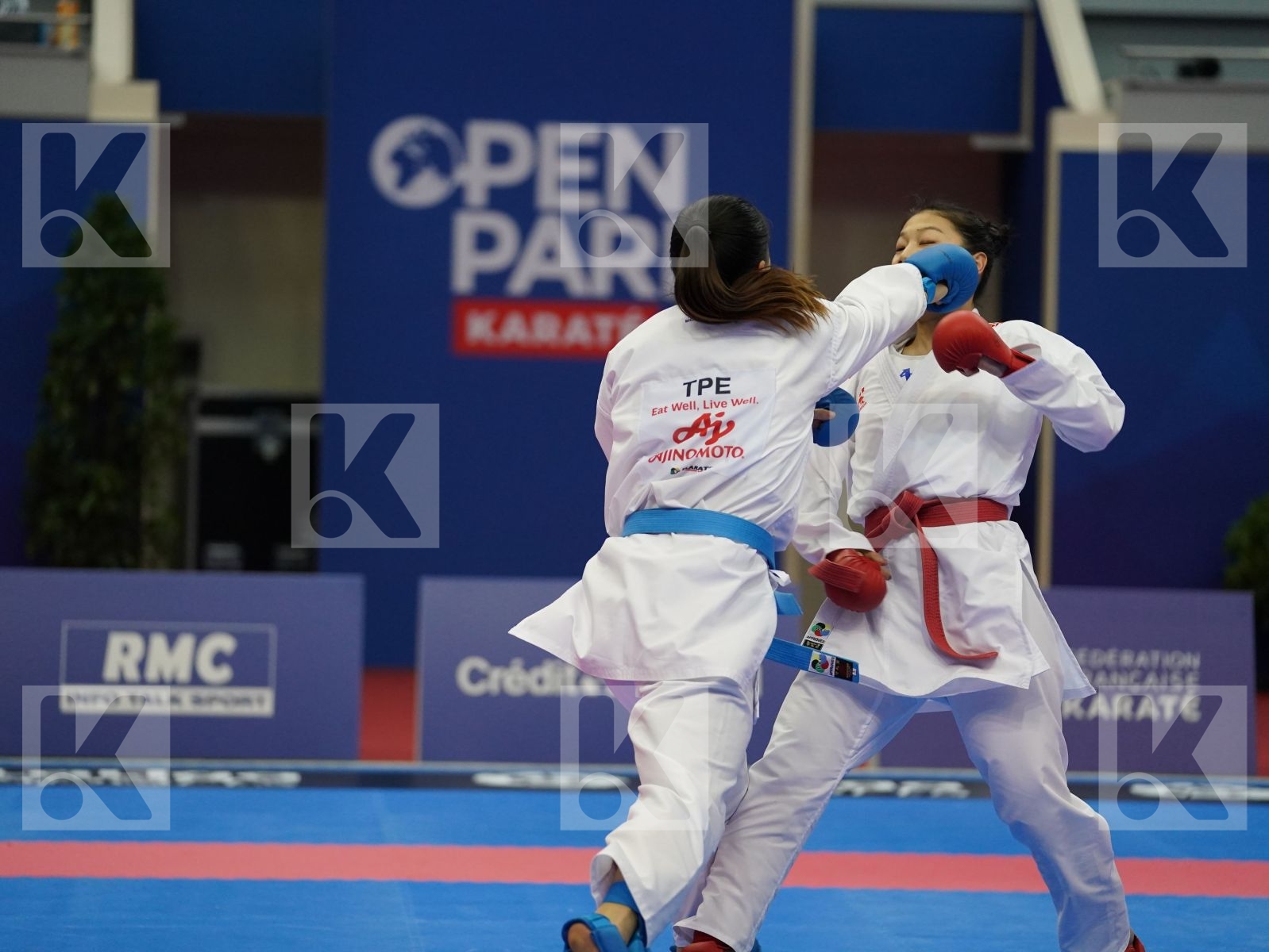 DING JIAMEI (CHINA) vs WEN TZU-YUN (TPE) in Senior Kumite -55 Kg - Bronze bout