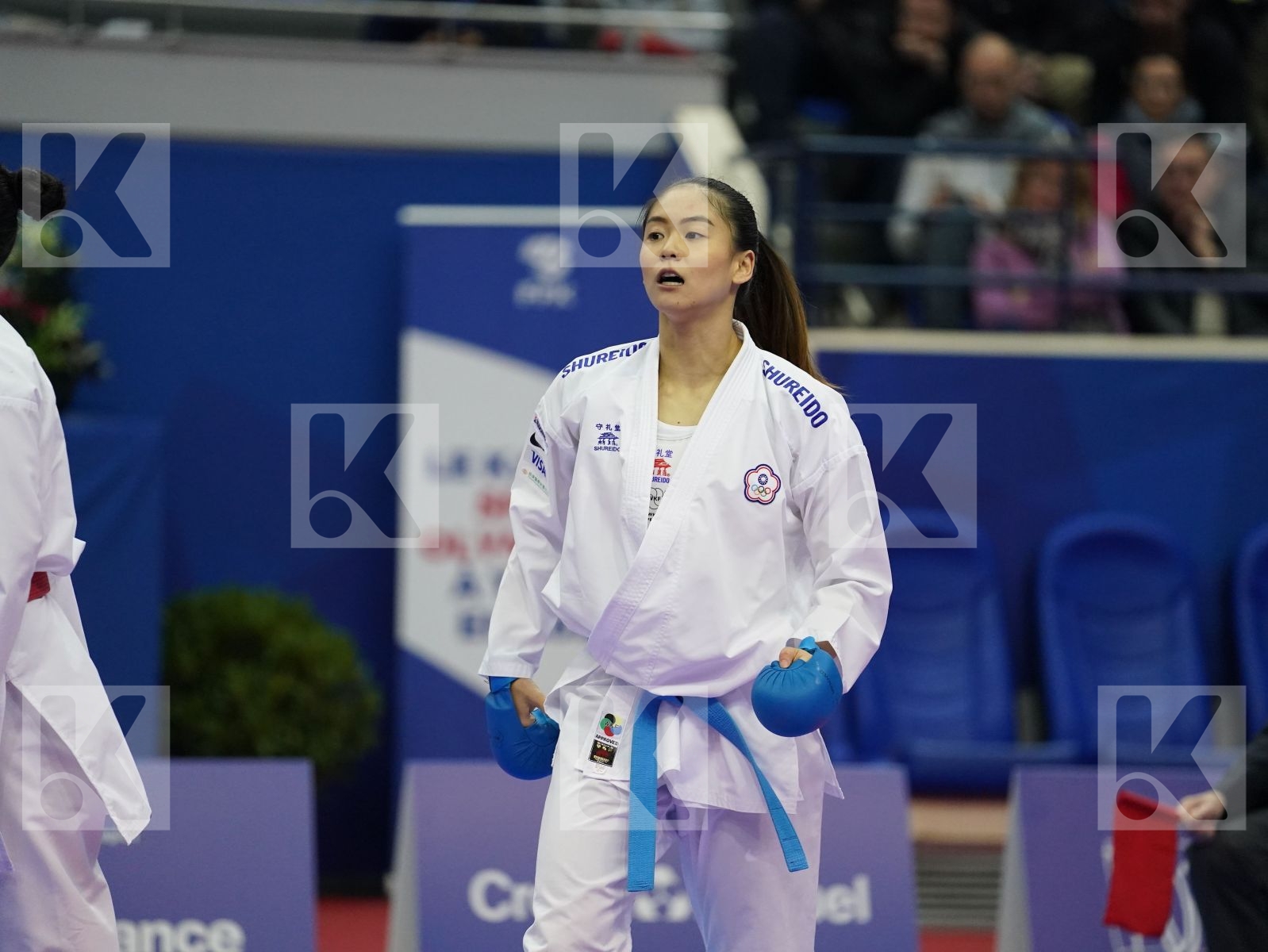 DING JIAMEI (CHINA) vs WEN TZU-YUN (TPE) in Senior Kumite -55 Kg - Bronze bout