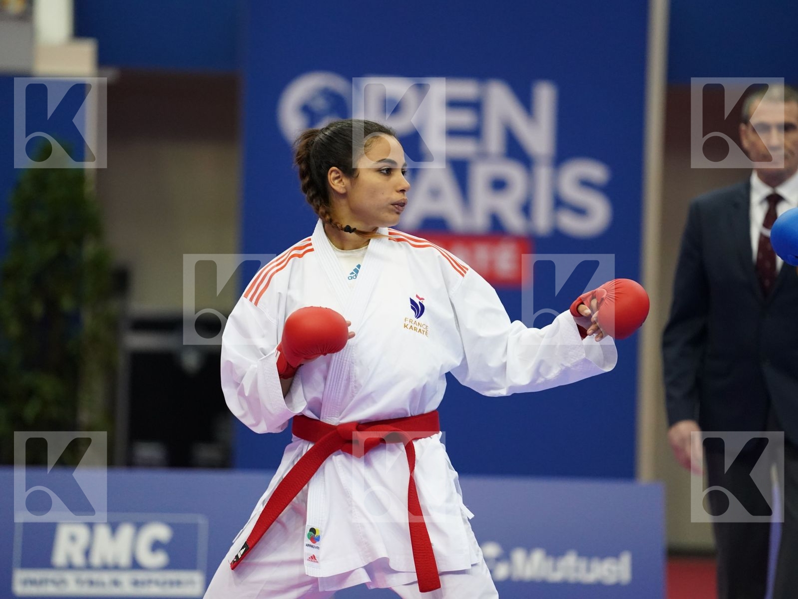 HEURTAULT LEILA (FRANCE) vs MIRZAEVA BARNO (UZBEKISTAN) in Senior Kumite -61 Kg - Bronze bout