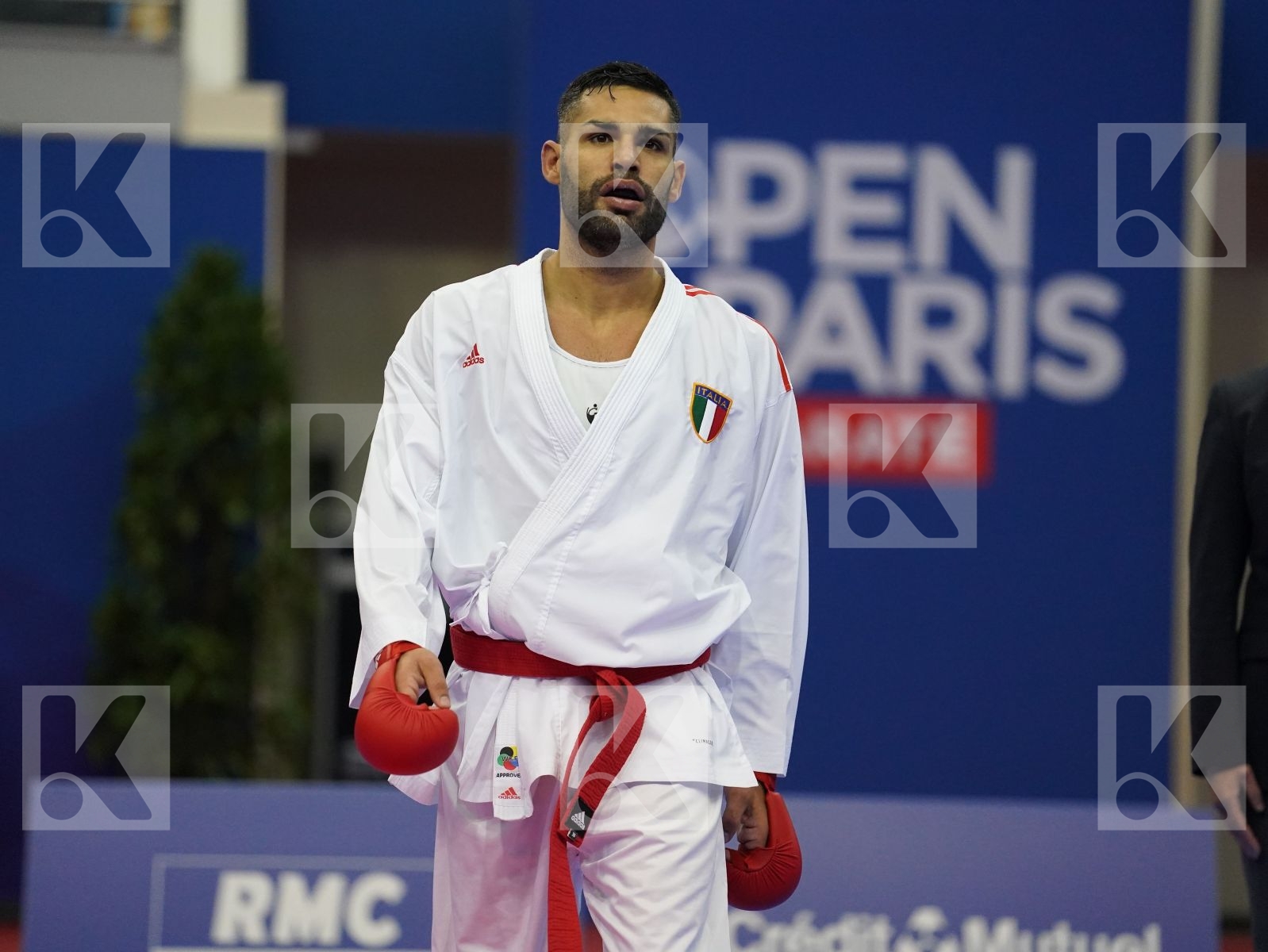 BUSA LUIGI (ITALY) vs SAKIYAMA YUSEI (JAPAN) in Senior Kumite -75 Kg - Bronze bout