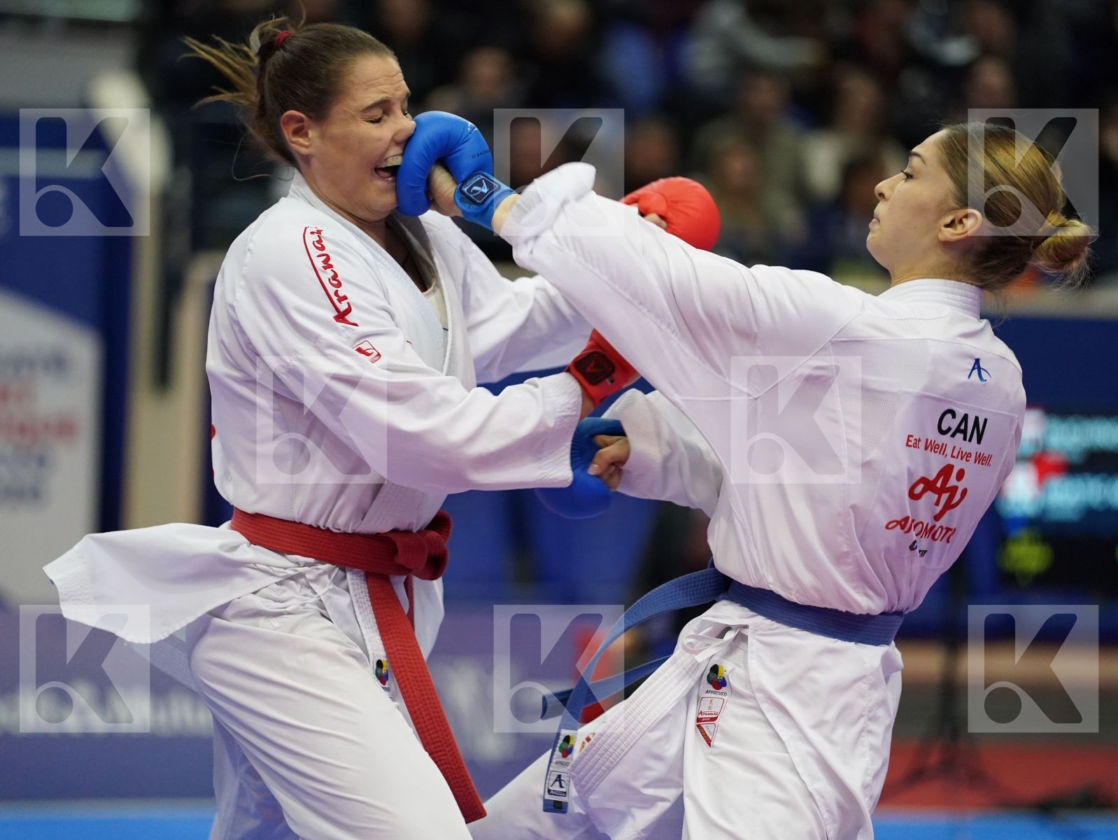 BUCHINGER ALISA (AUSTRIA) vs BRATIC MELISSA (CANADA) in Senior Kumite -68 Kg - Bronze bout
