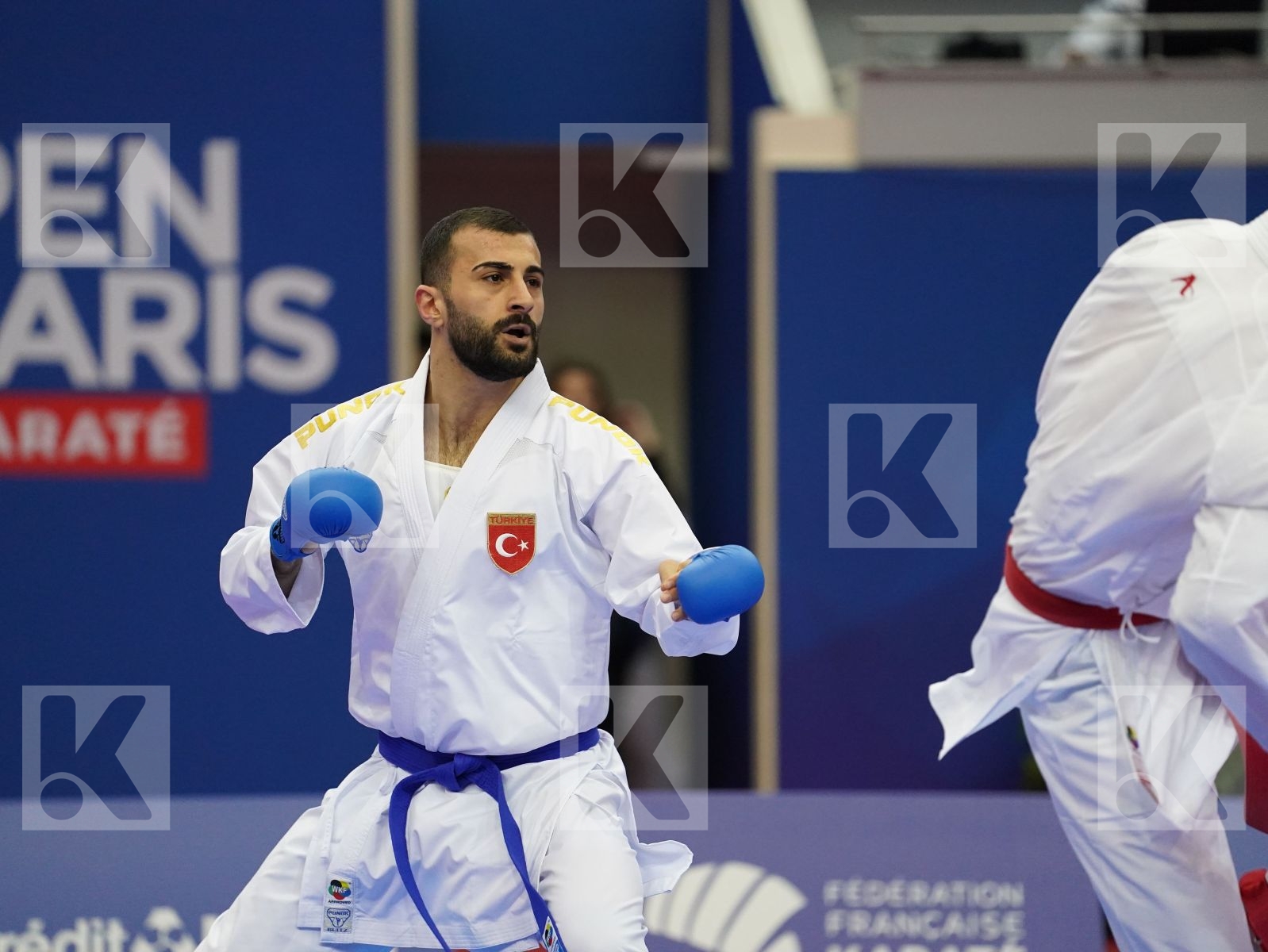MALOVIC NIKOLA (MONTENEGRO) vs AKTAS UGUR (TURKEY) in Senior Kumite -84 Kg - Bronze bout