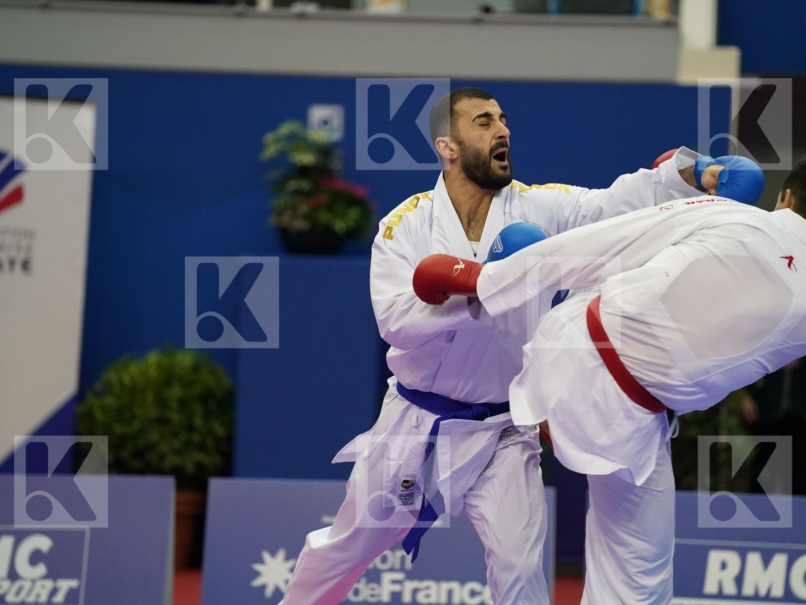 MALOVIC NIKOLA (MONTENEGRO) vs AKTAS UGUR (TURKEY) in Senior Kumite -84 Kg - Bronze bout