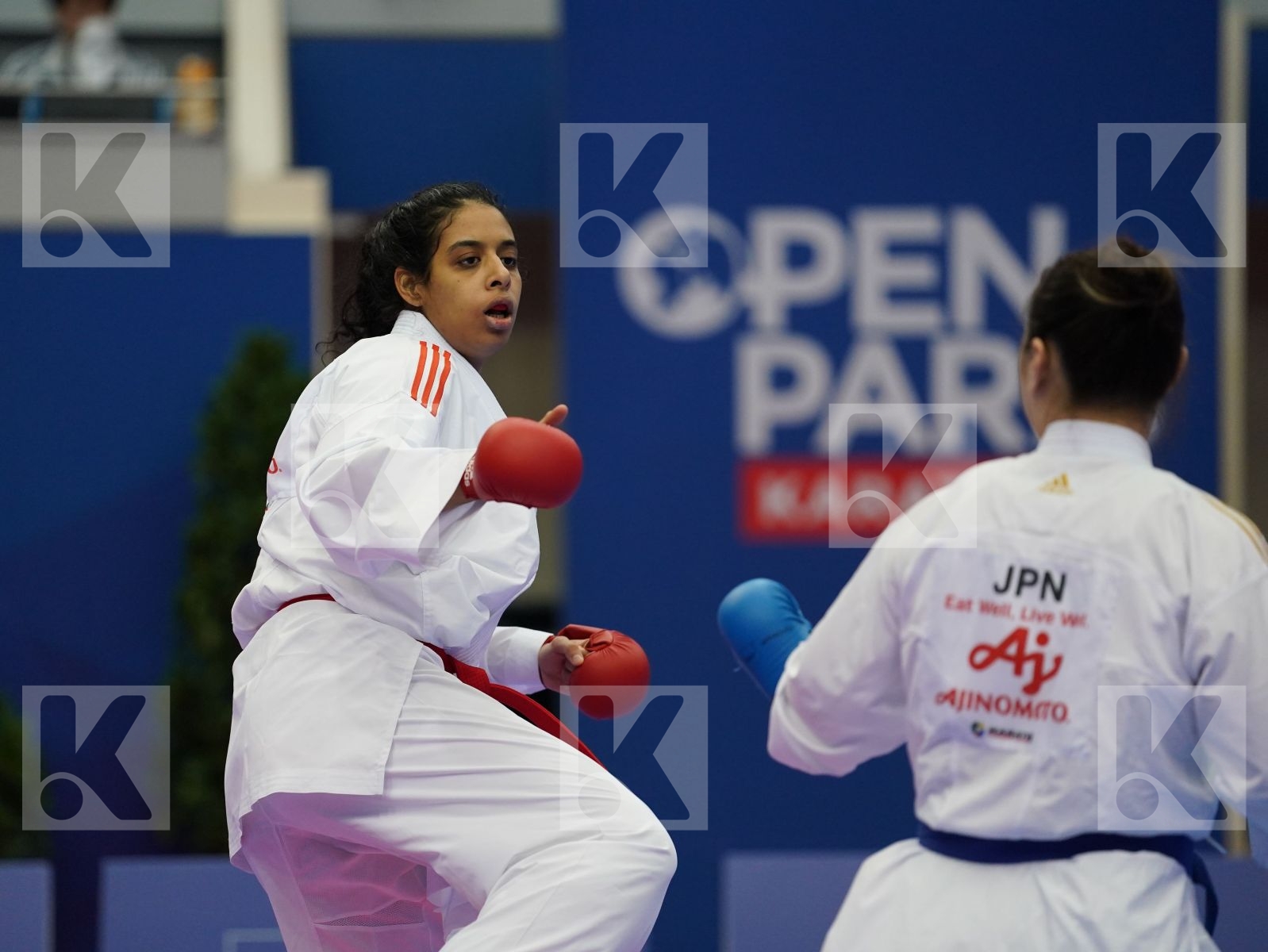 ABOUISMAIL SOHILA (EGYPT) vs UEKUSA AYUMI (JAPAN) in Senior Kumite 68+ Kg - Bronze bout
