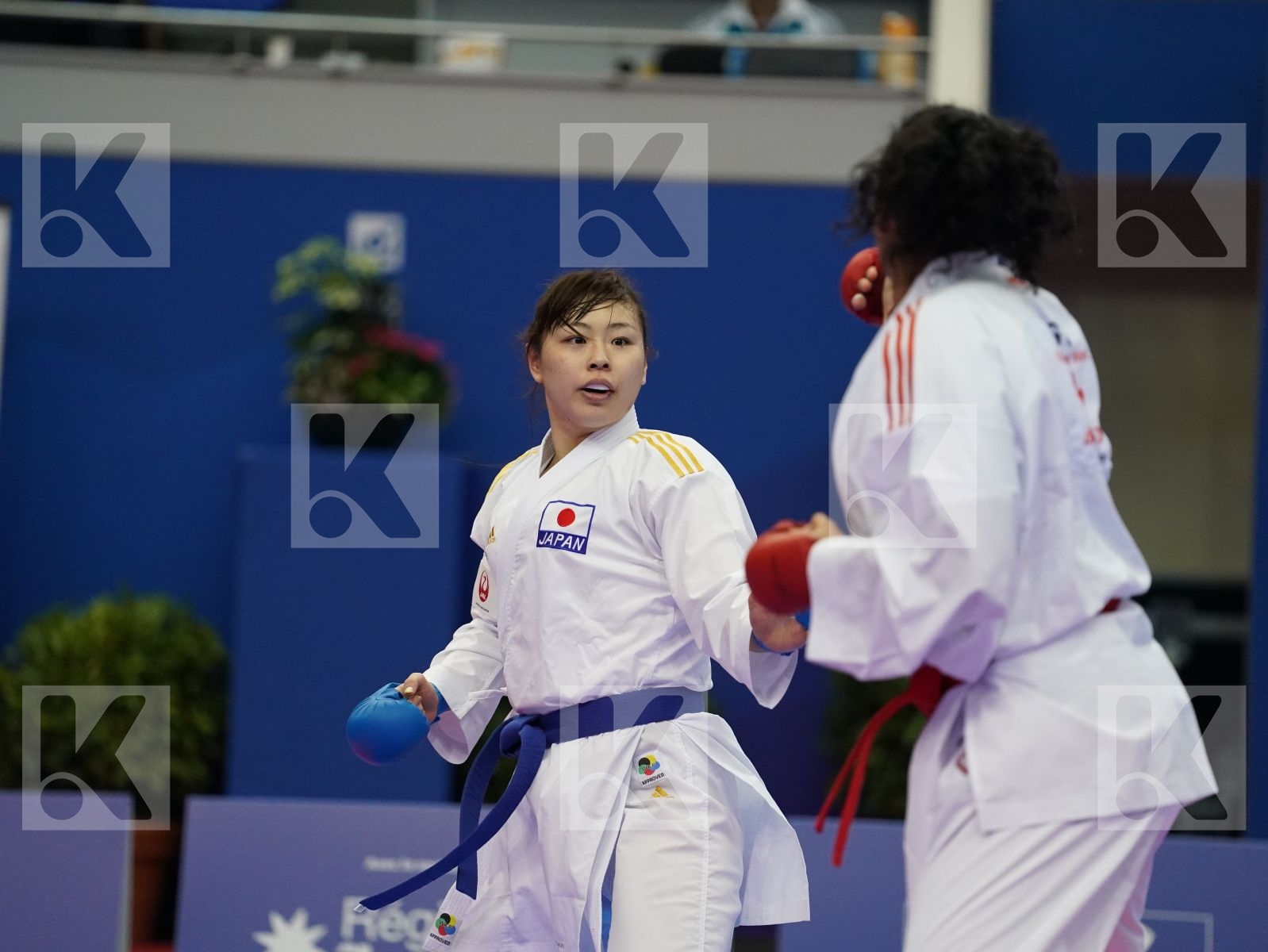 ABOUISMAIL SOHILA (EGYPT) vs UEKUSA AYUMI (JAPAN) in Senior Kumite 68+ Kg - Bronze bout