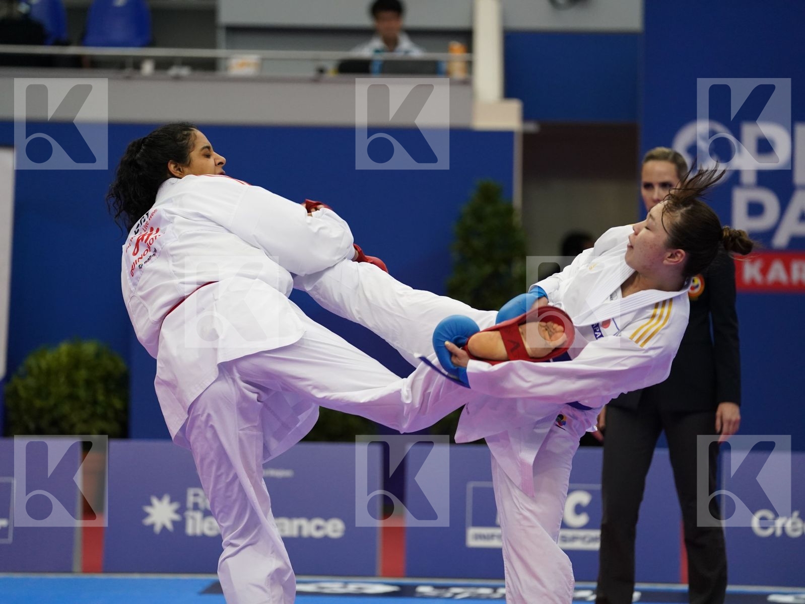 ABOUISMAIL SOHILA (EGYPT) vs UEKUSA AYUMI (JAPAN) in Senior Kumite 68+ Kg - Bronze bout
