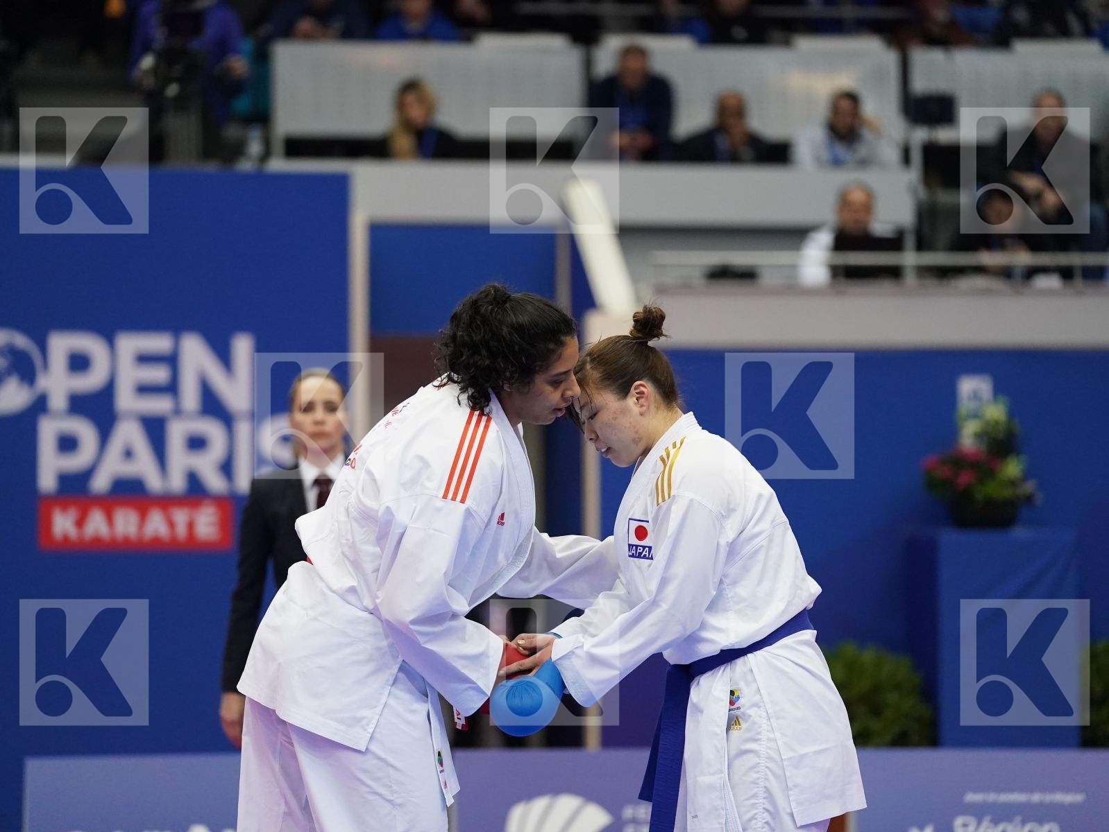 ABOUISMAIL SOHILA (EGYPT) vs UEKUSA AYUMI (JAPAN) in Senior Kumite 68+ Kg - Bronze bout